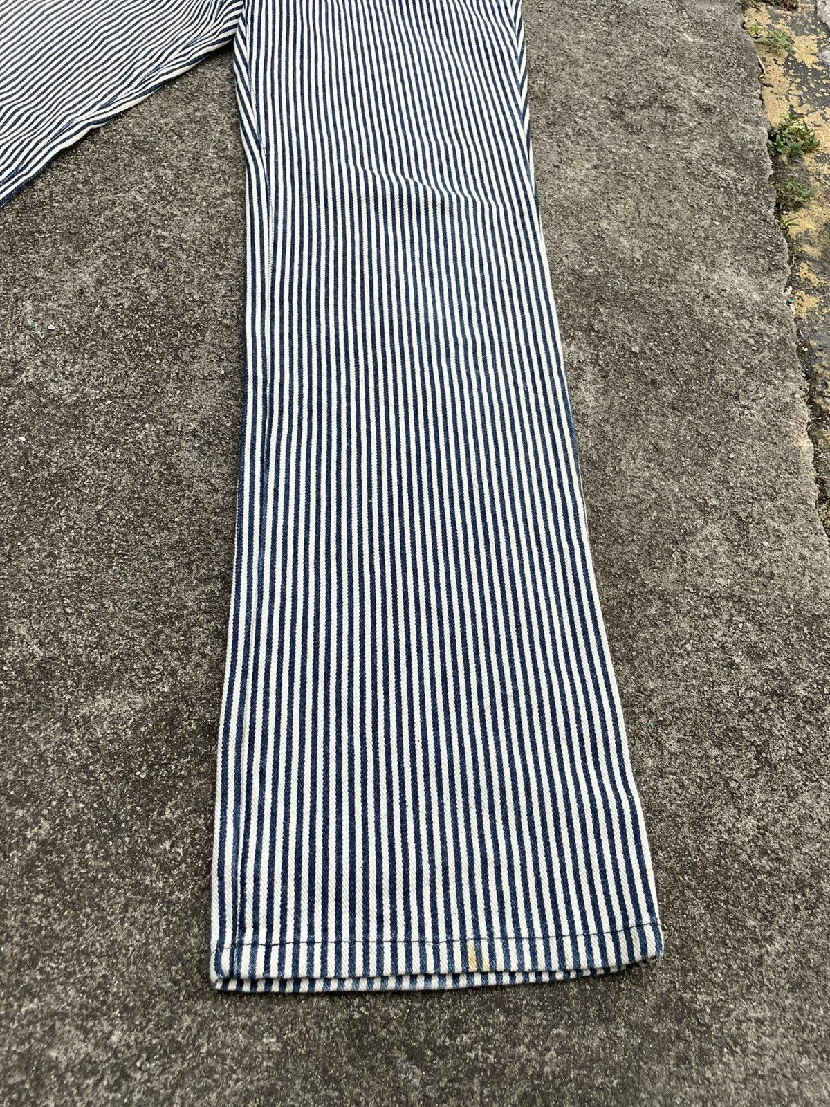 If Six Was Nine × Japanese Brand Right On Hickory Stripes Pants made in japan Size US 30 / EU 46 - 6 Thumbnail