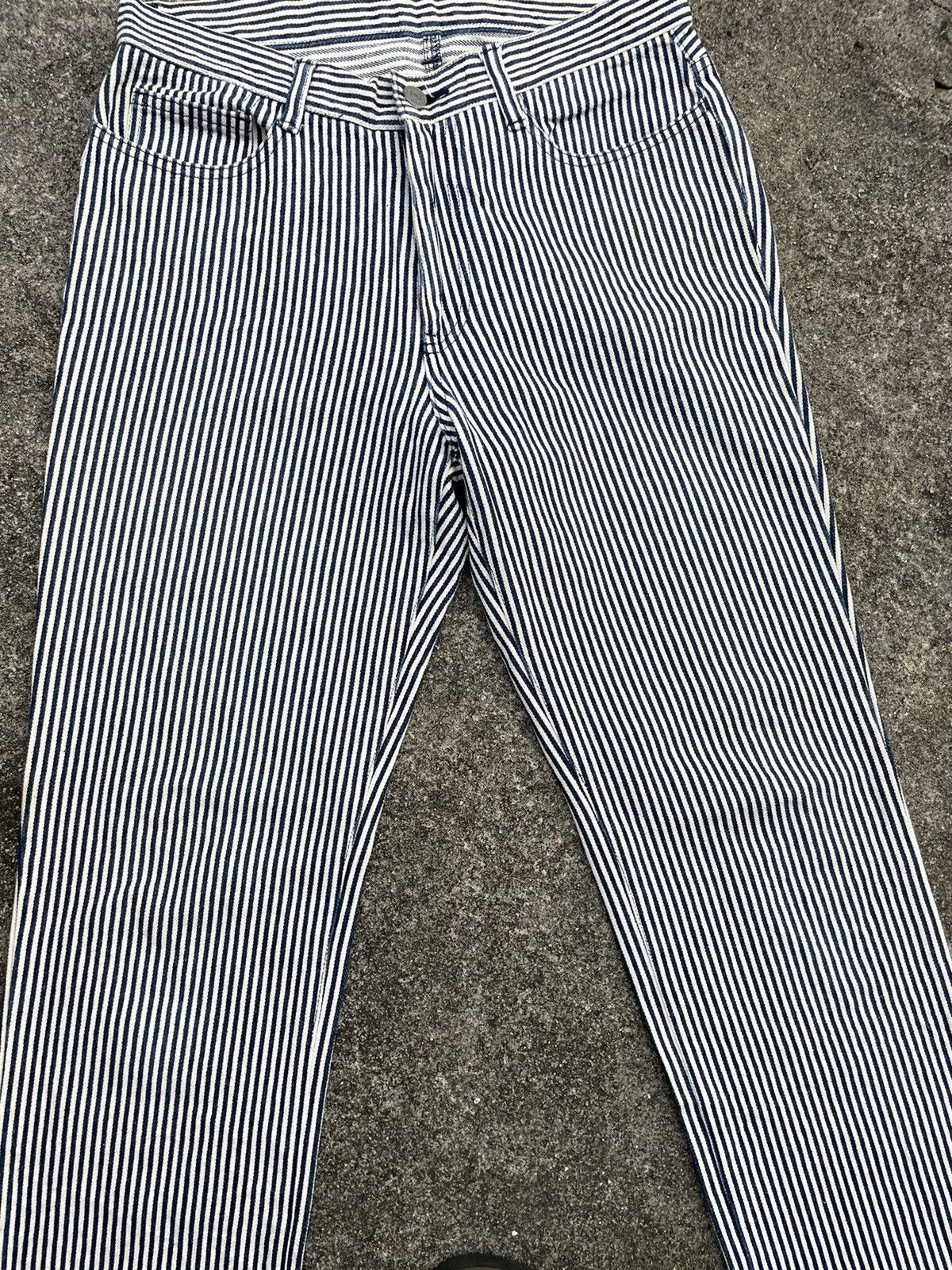 If Six Was Nine × Japanese Brand Right On Hickory Stripes Pants made in japan Size US 30 / EU 46 - 3 Thumbnail