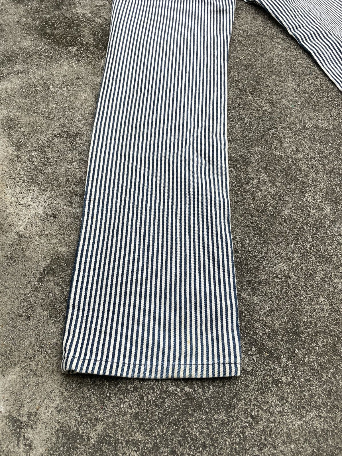 If Six Was Nine × Japanese Brand Right On Hickory Stripes Pants made in japan Size US 30 / EU 46 - 12 Thumbnail