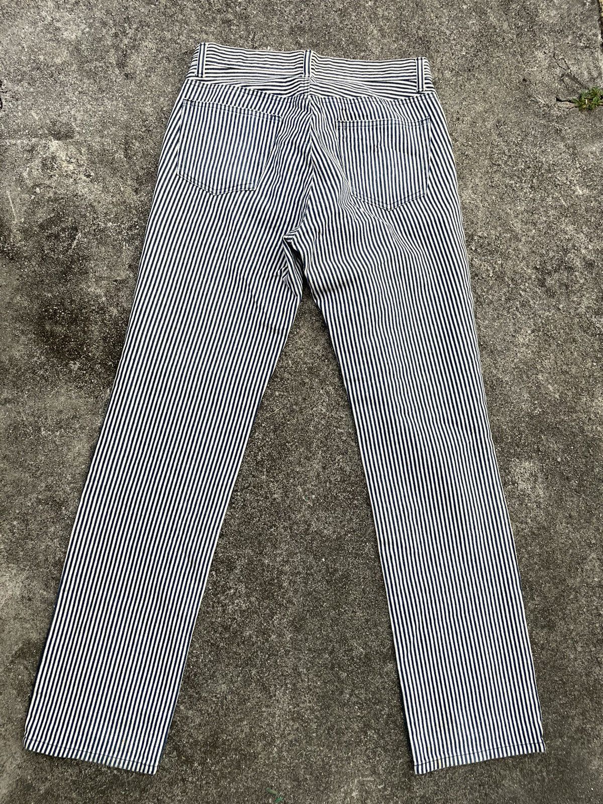 If Six Was Nine × Japanese Brand Right On Hickory Stripes Pants made in japan Size US 30 / EU 46 - 7 Thumbnail