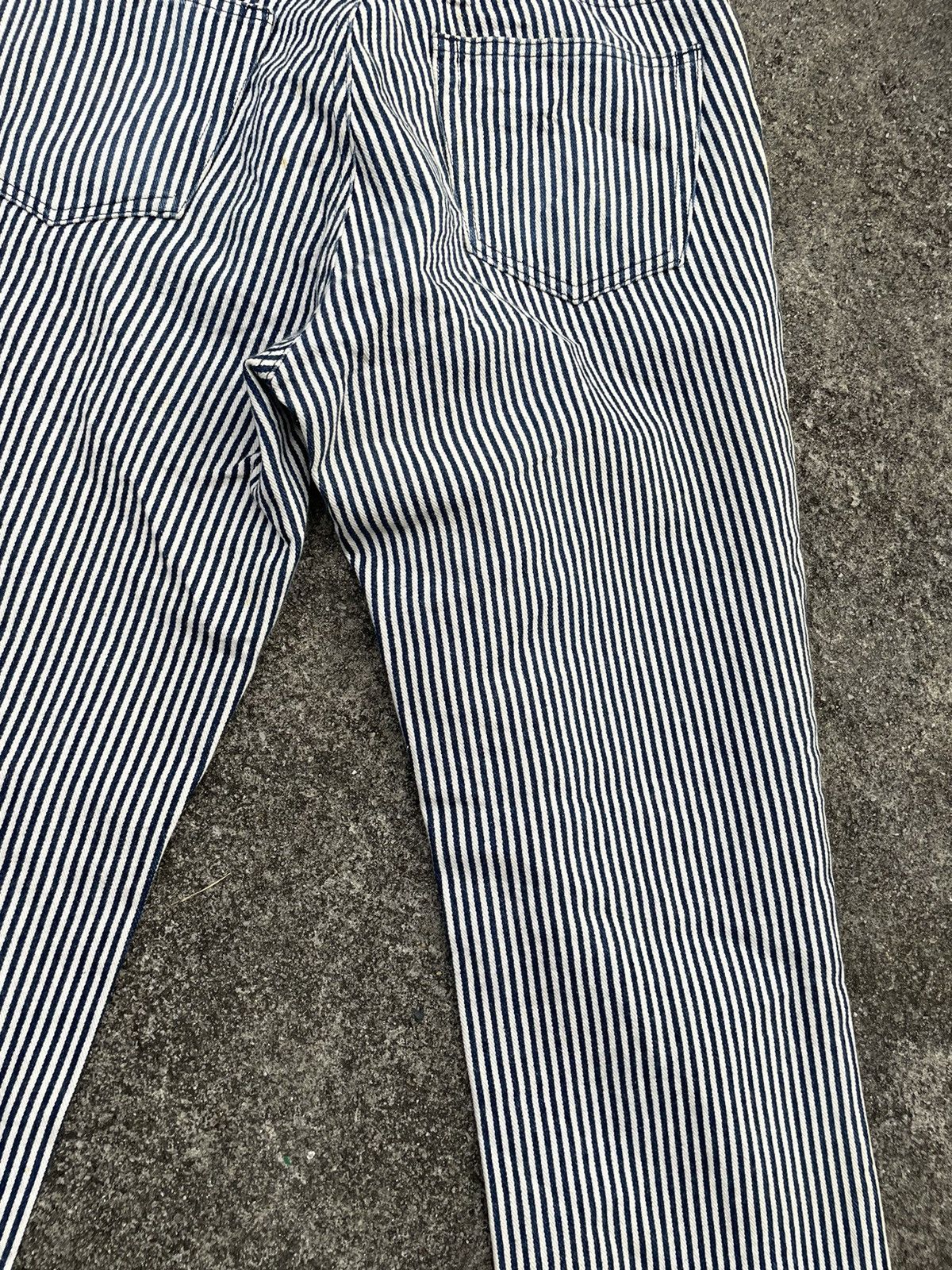 If Six Was Nine × Japanese Brand Right On Hickory Stripes Pants made in japan Size US 30 / EU 46 - 11 Thumbnail