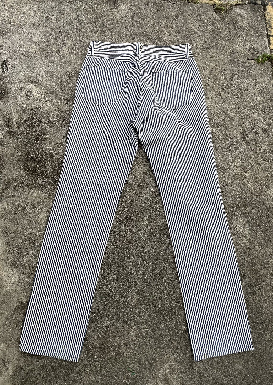 If Six Was Nine × Japanese Brand Right On Hickory Stripes Pants made in japan Size US 30 / EU 46 - 8 Thumbnail