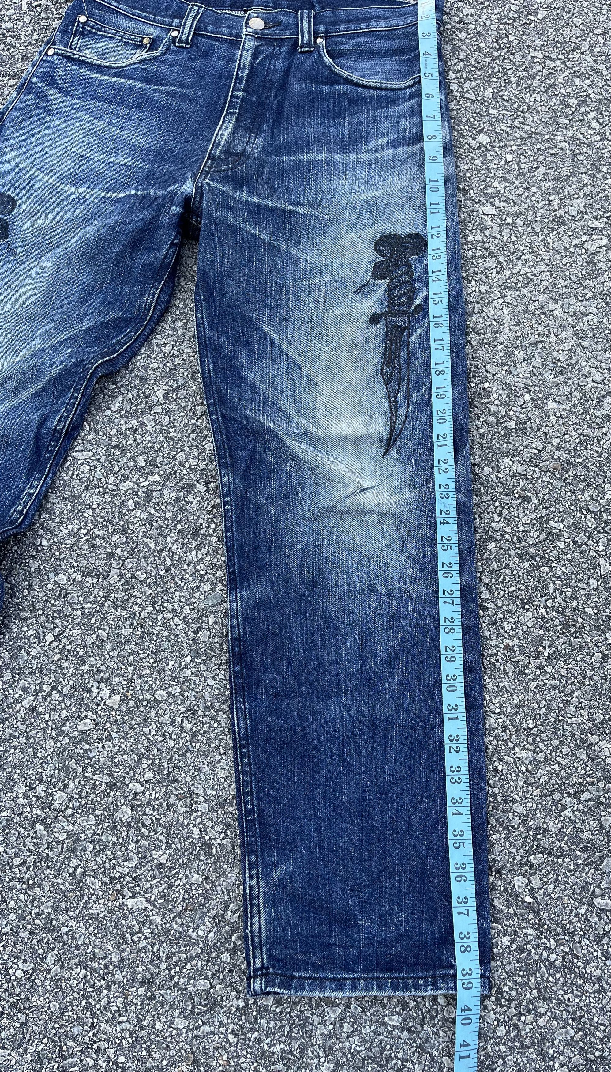 ANDSUNS × Beauty Beast × Japanese Brand Andsuns Embroidery Knife Karakuri Tamashi Style Travis Scott Size US 33 - 11 Thumbnail