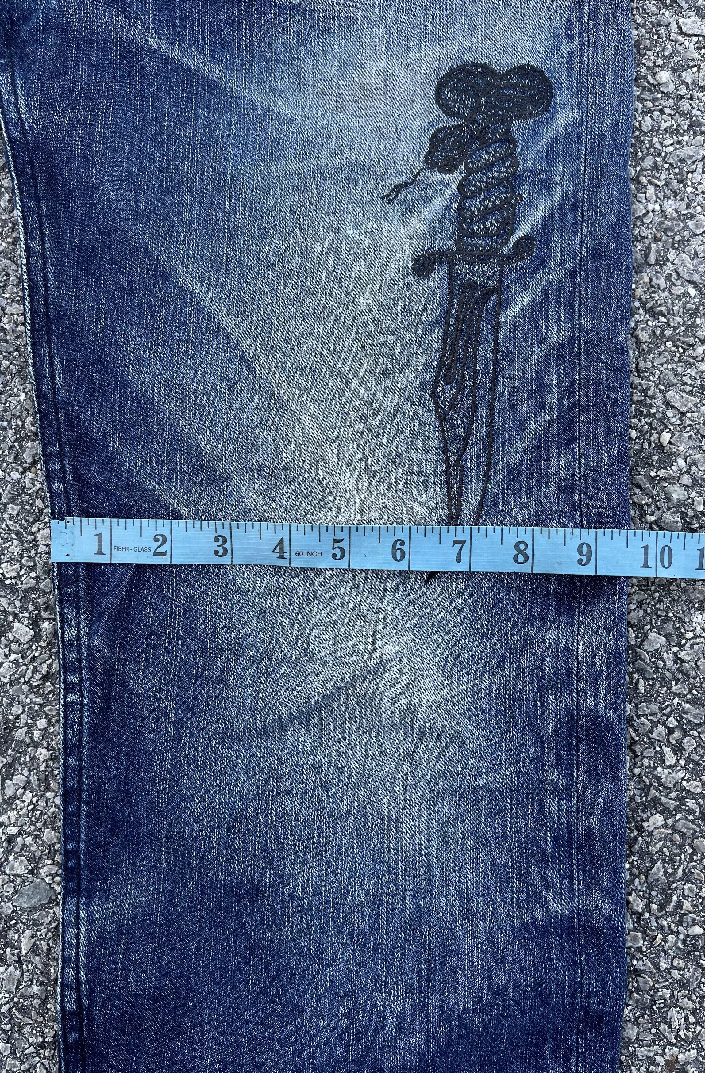 ANDSUNS × Beauty Beast × Japanese Brand Andsuns Embroidery Knife Karakuri Tamashi Style Travis Scott Size US 33 - 14 Thumbnail