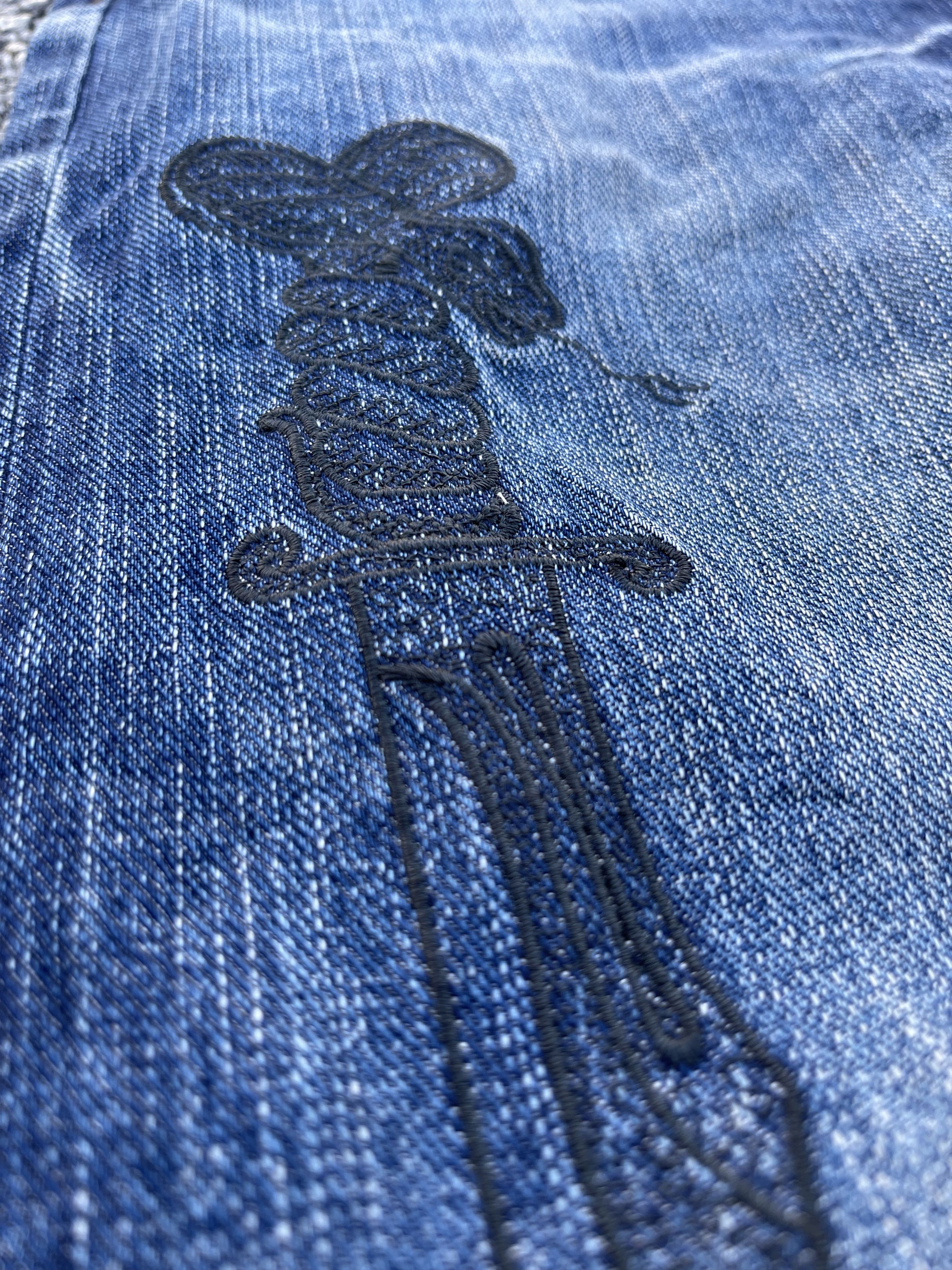 ANDSUNS × Beauty Beast × Japanese Brand Andsuns Embroidery Knife Karakuri Tamashi Style Travis Scott Size US 33 - 6 Thumbnail
