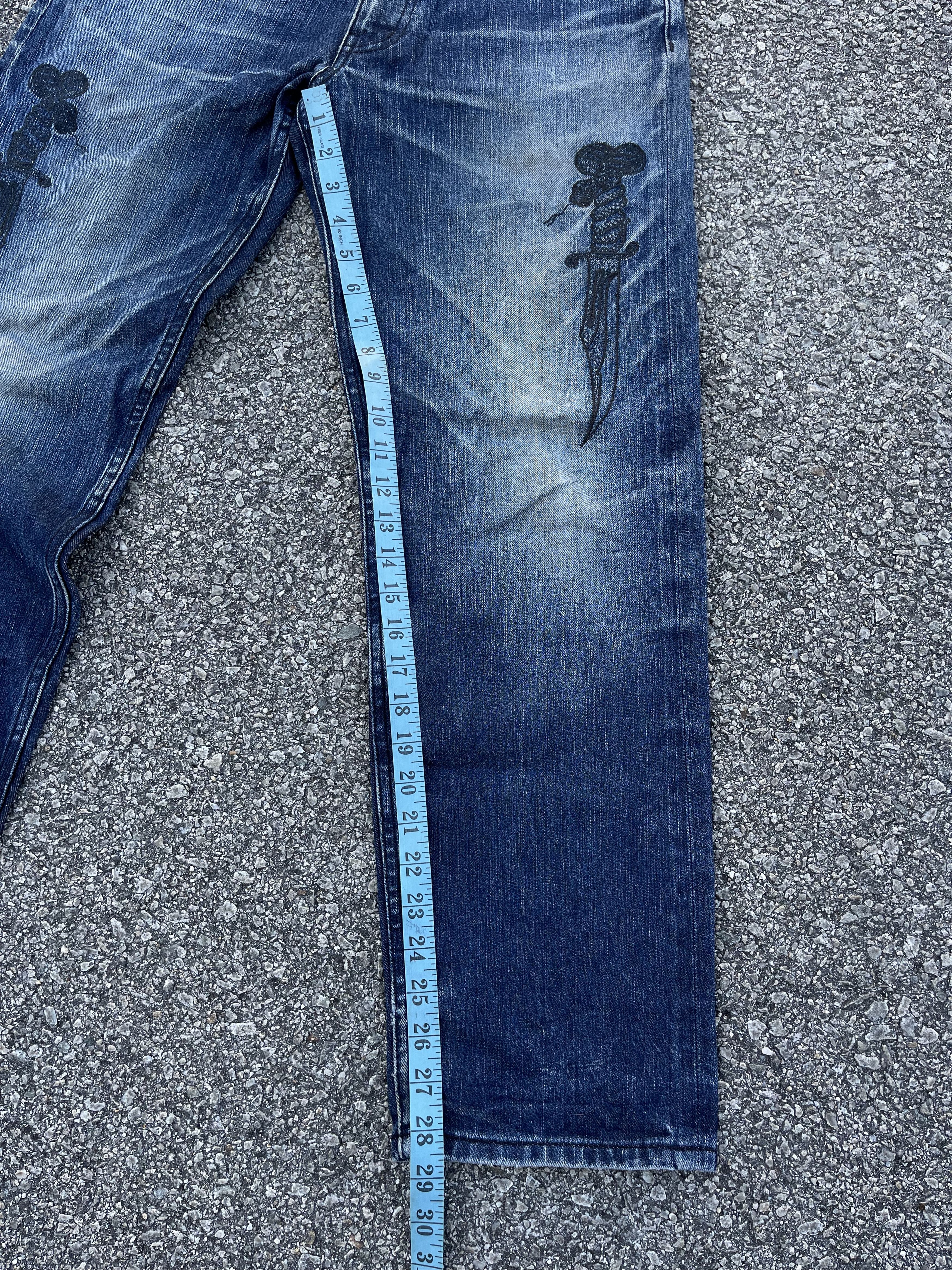ANDSUNS × Beauty Beast × Japanese Brand Andsuns Embroidery Knife Karakuri Tamashi Style Travis Scott Size US 33 - 12 Thumbnail