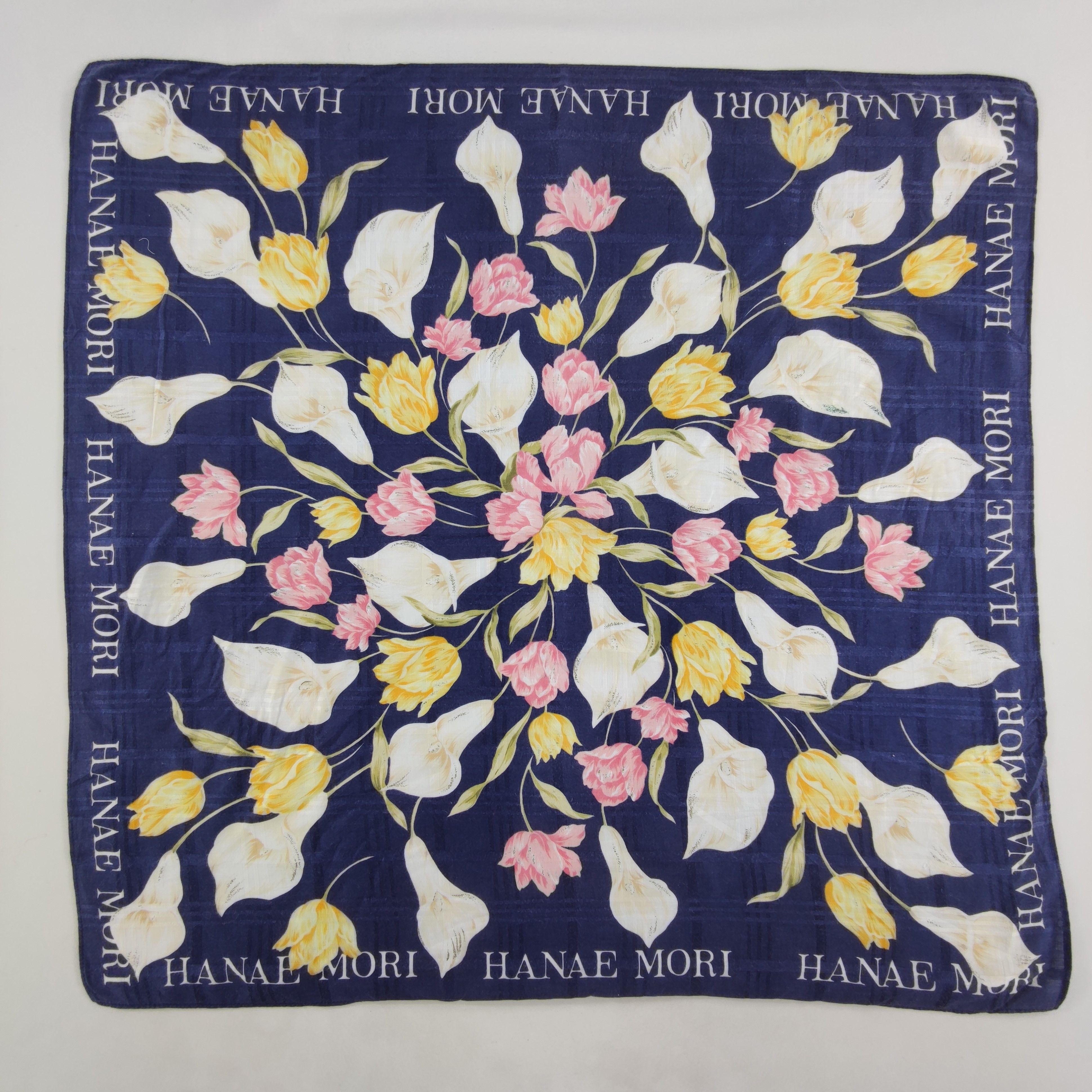 Hanae Mori Hanae Mori Handkerchief/Neckerchief/Bandana HC227 Size ONE SIZE - 2 Thumbnail