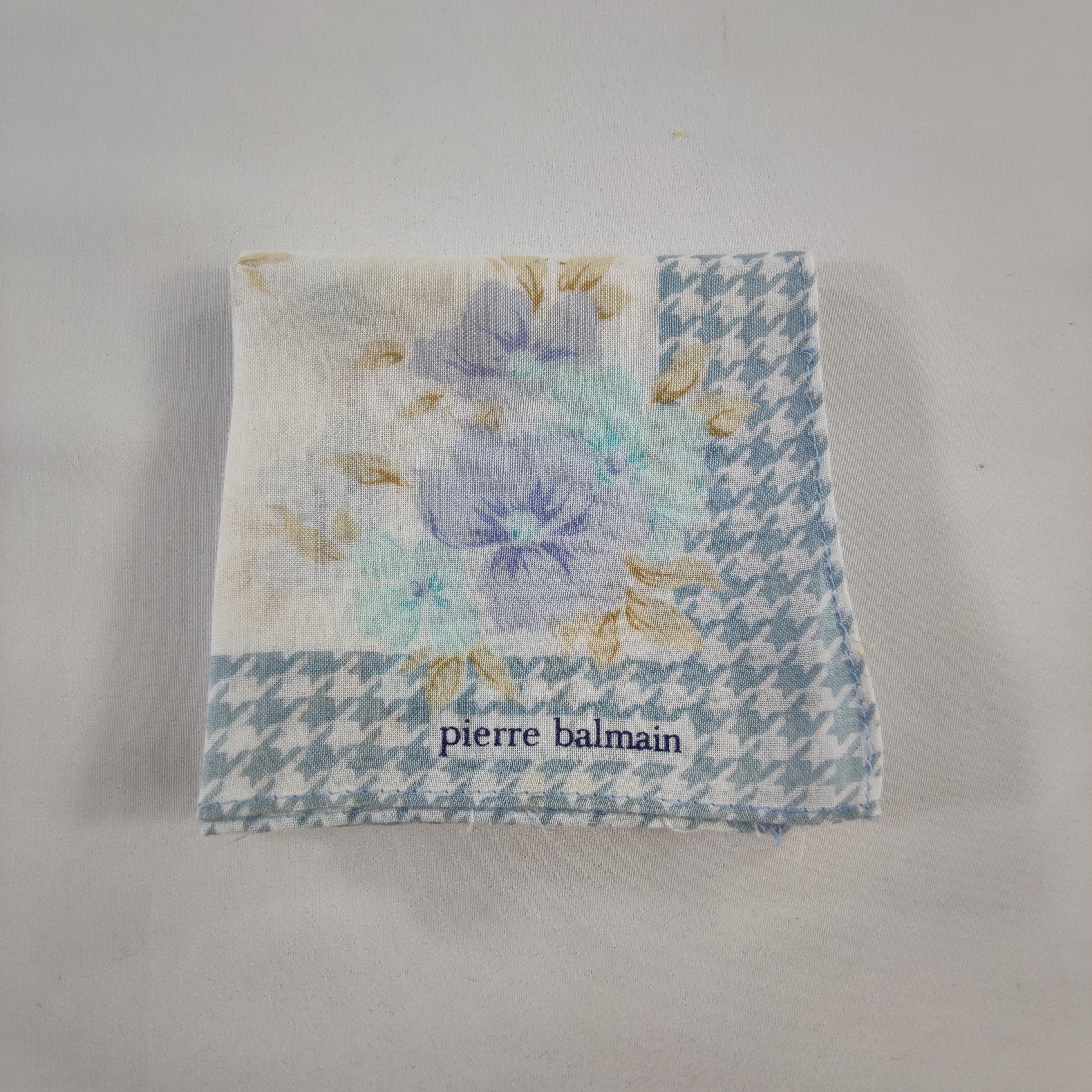 Pierre Balmain × Vintage Pierre Balmain Handkerchief/Neckerchief/Bandana HC104 Size ONE SIZE - 7 Thumbnail