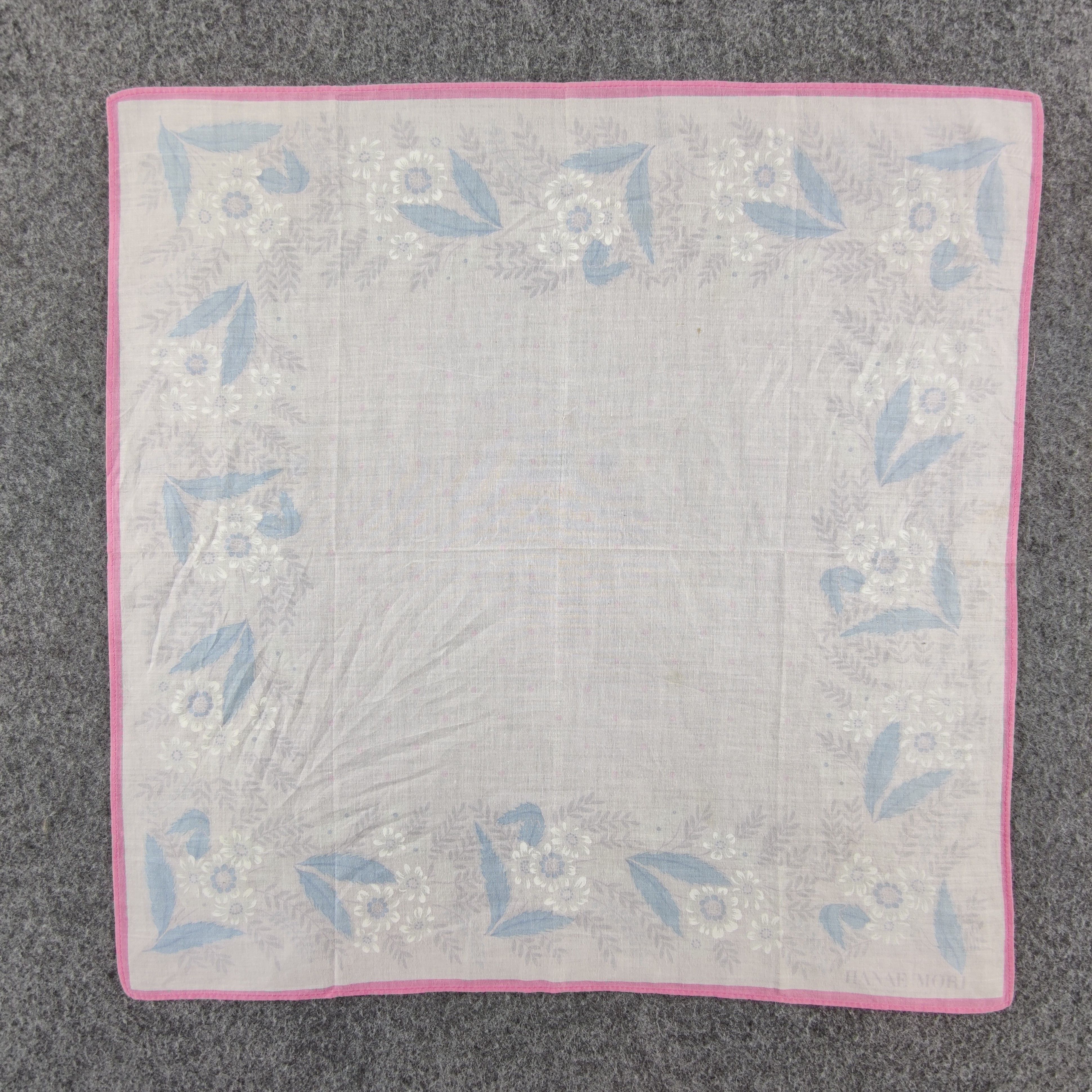 Hanae Mori Hanae Mori Handkerchief/Neckerchief/Bandana HC443 Size ONE SIZE - 2 Thumbnail