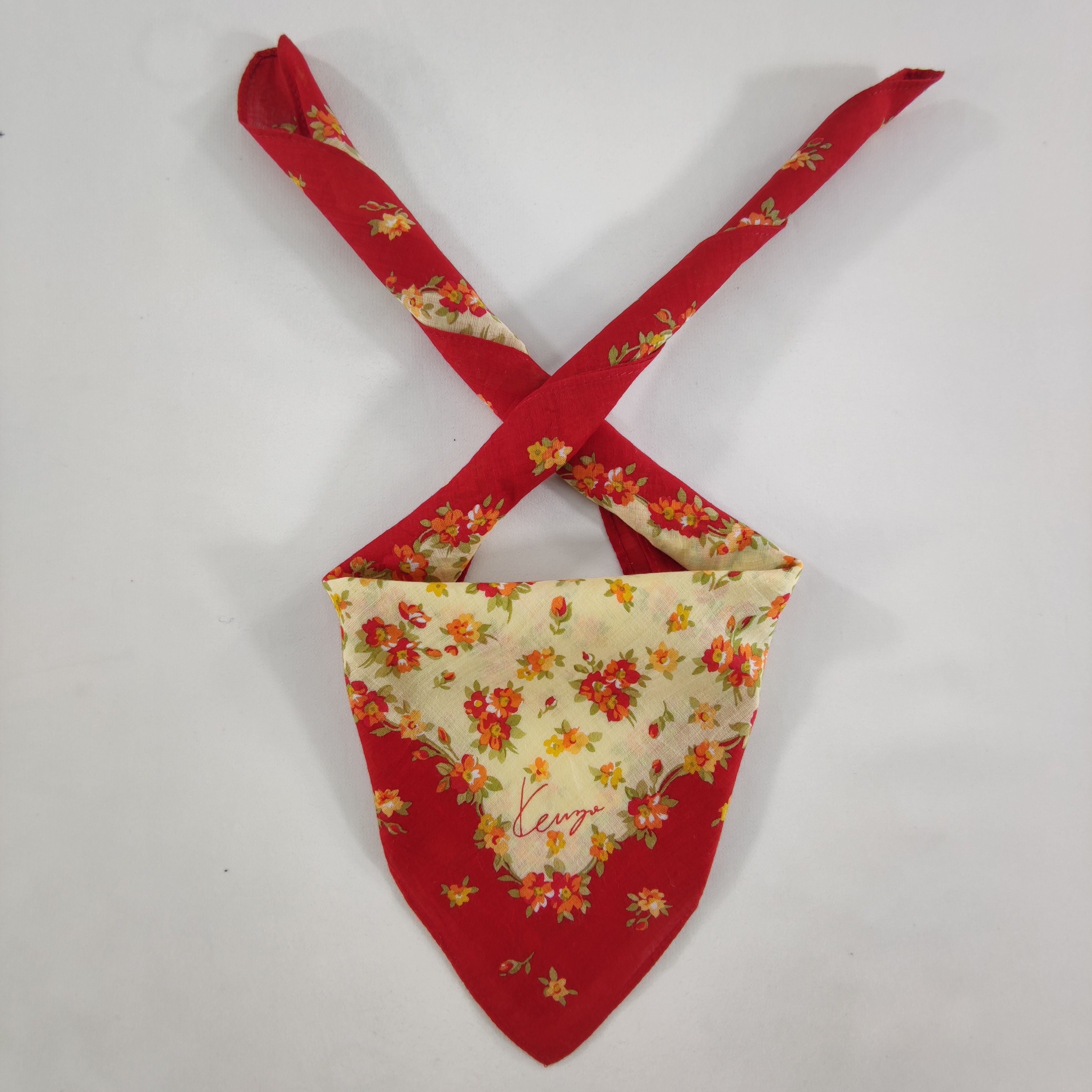 Kenzo × Vintage Kenzo Handkerchief/Neckerchief/Bandana HC254 Size ONE SIZE - 1 Thumbnail