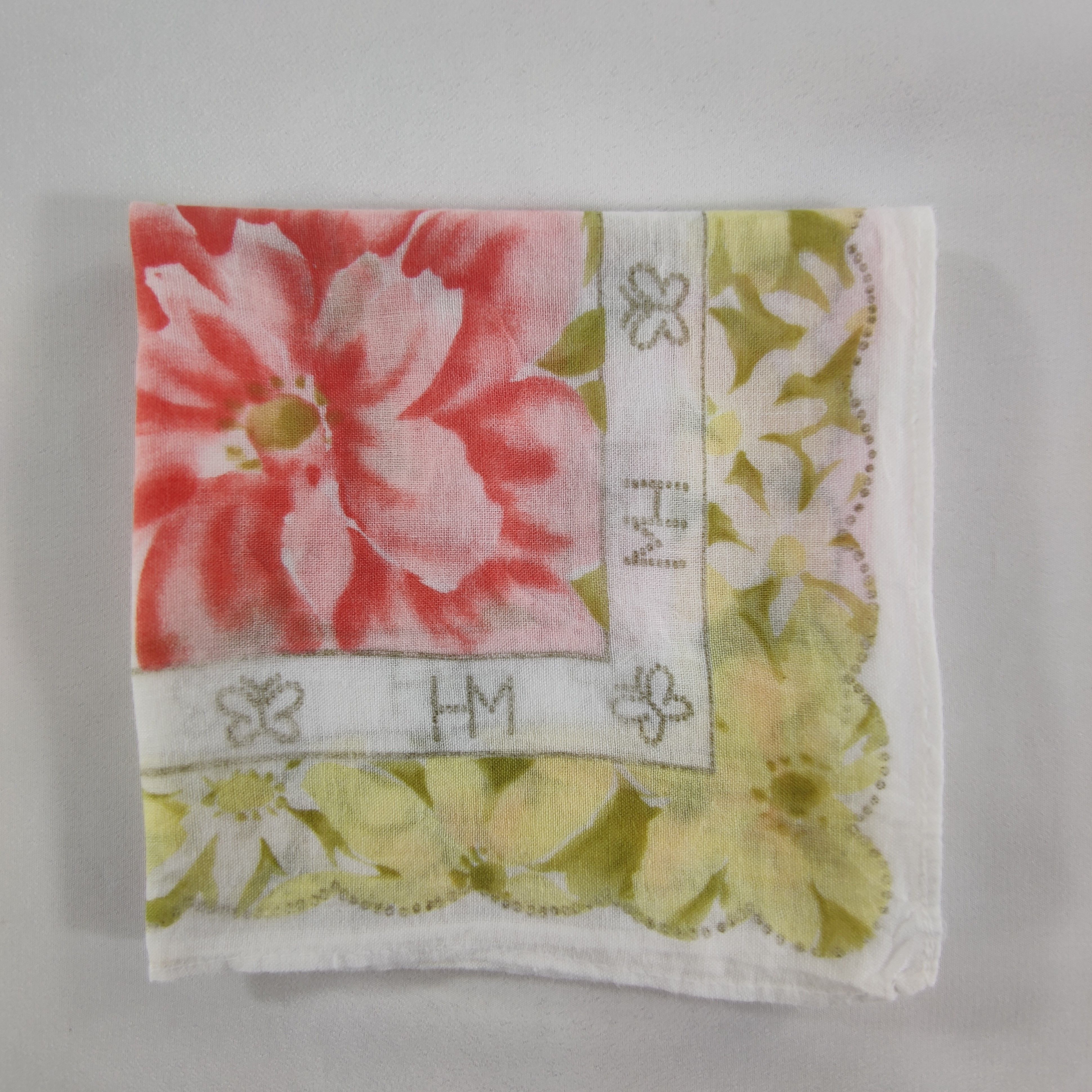 Hanae Mori Hanae Mori Handkerchief/Neckerchief/Bandana HC186 Size ONE SIZE - 4 Thumbnail