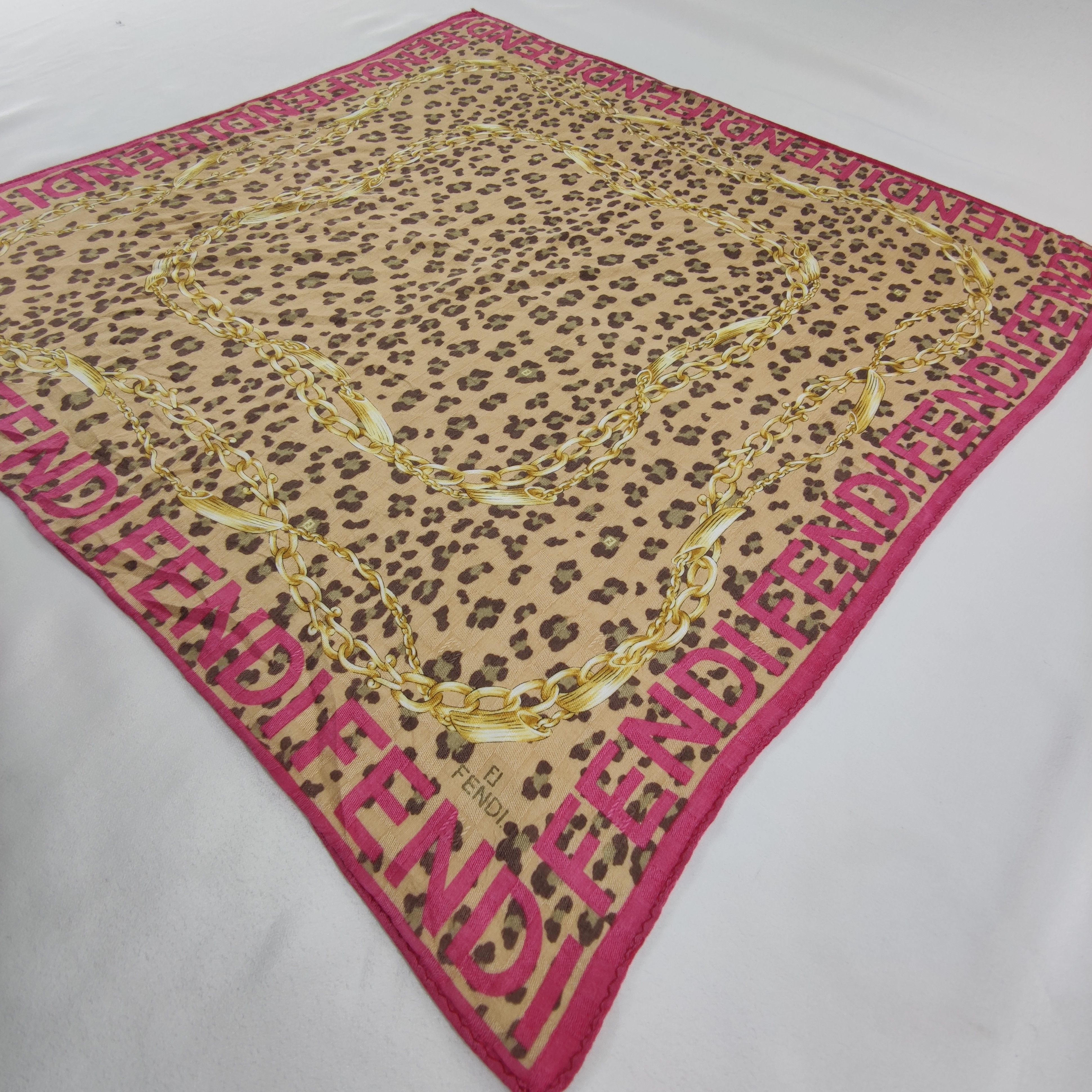 Vintage Fendi Handkerchief/Neckerchief/Bandana 320 Size ONE SIZE - 3 Thumbnail