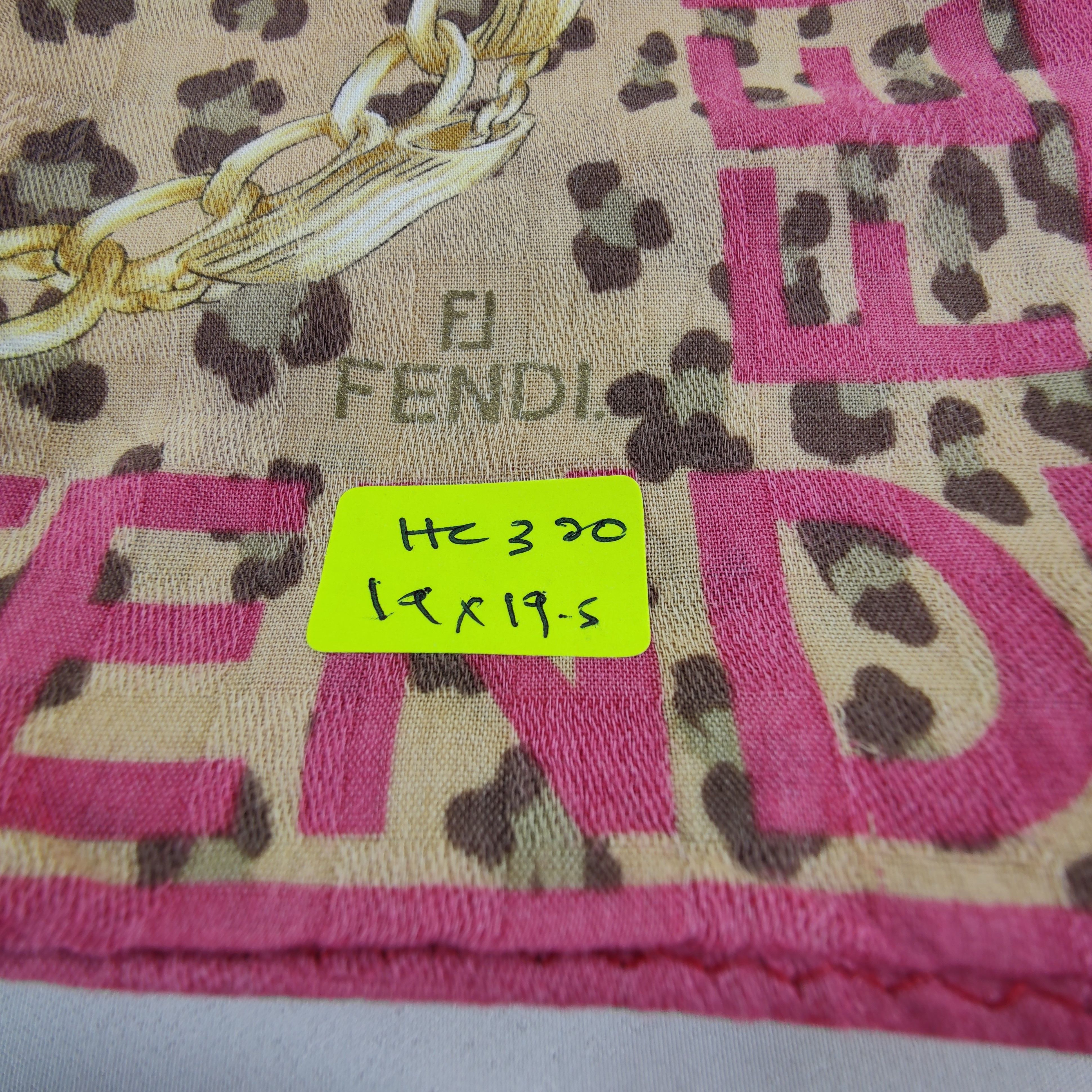Vintage Fendi Handkerchief/Neckerchief/Bandana 320 Size ONE SIZE - 5 Thumbnail
