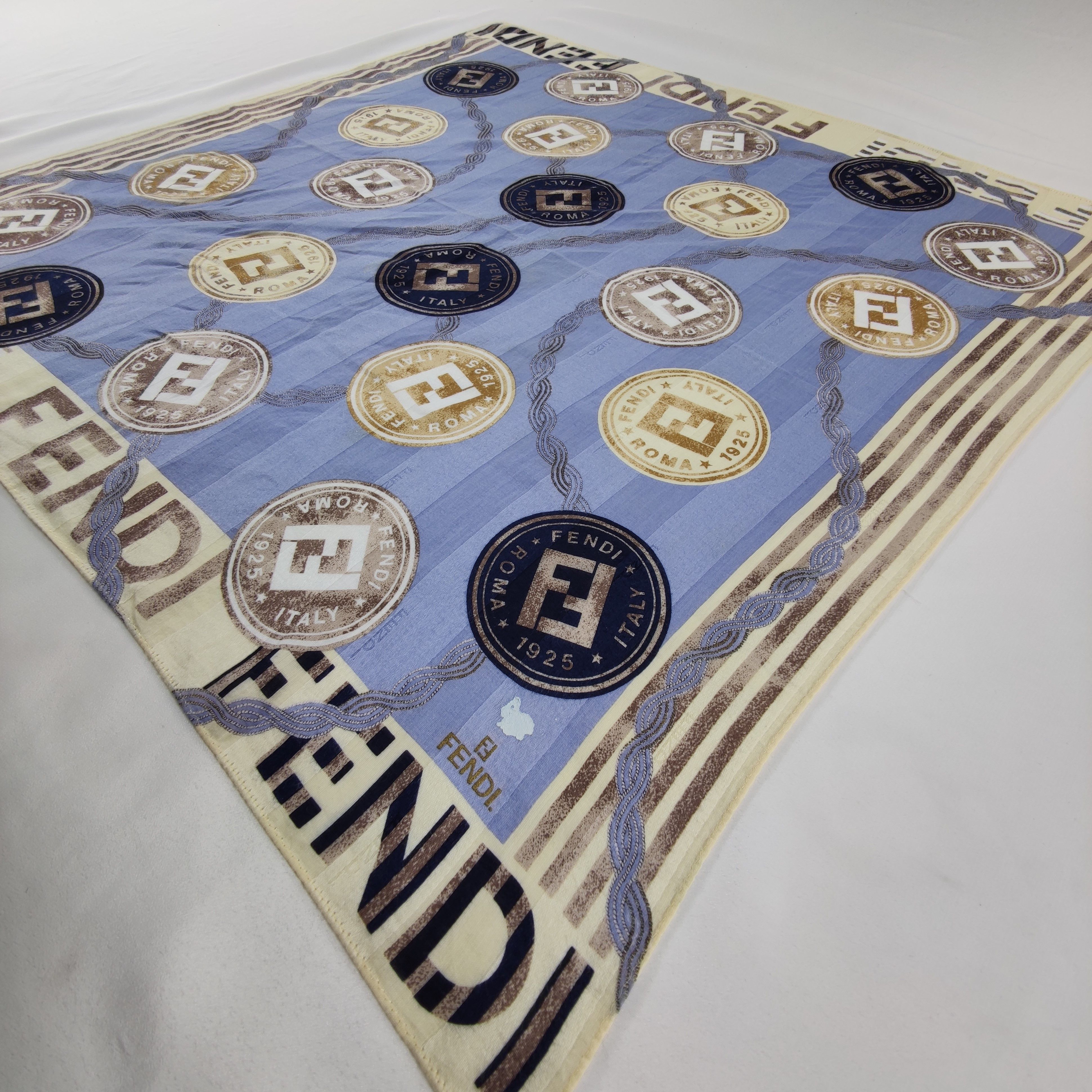 Vintage Fendi Handkerchief/Neckerchief/Bandana 316 Size ONE SIZE - 3 Thumbnail