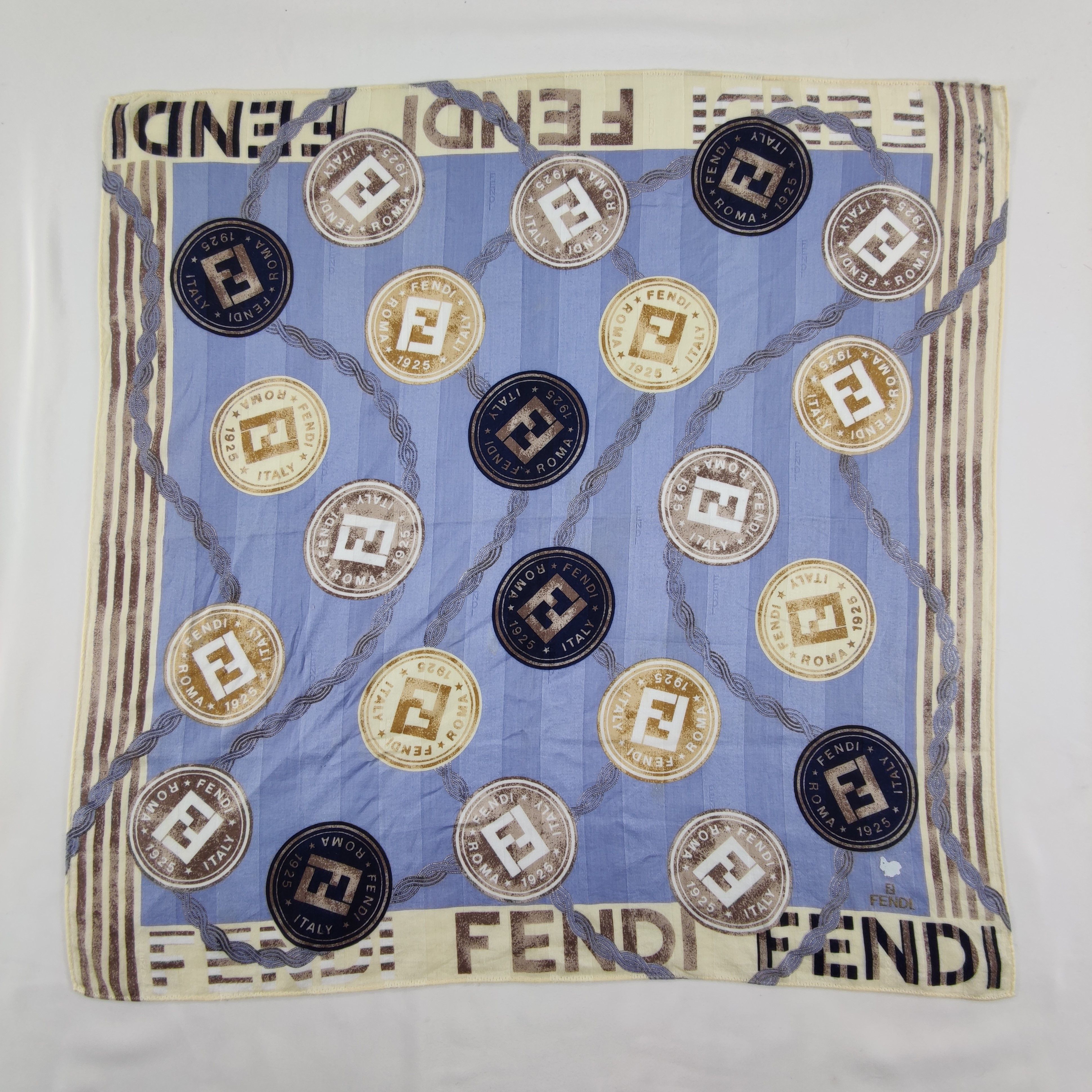 Vintage Fendi Handkerchief/Neckerchief/Bandana 316 Size ONE SIZE - 2 Thumbnail