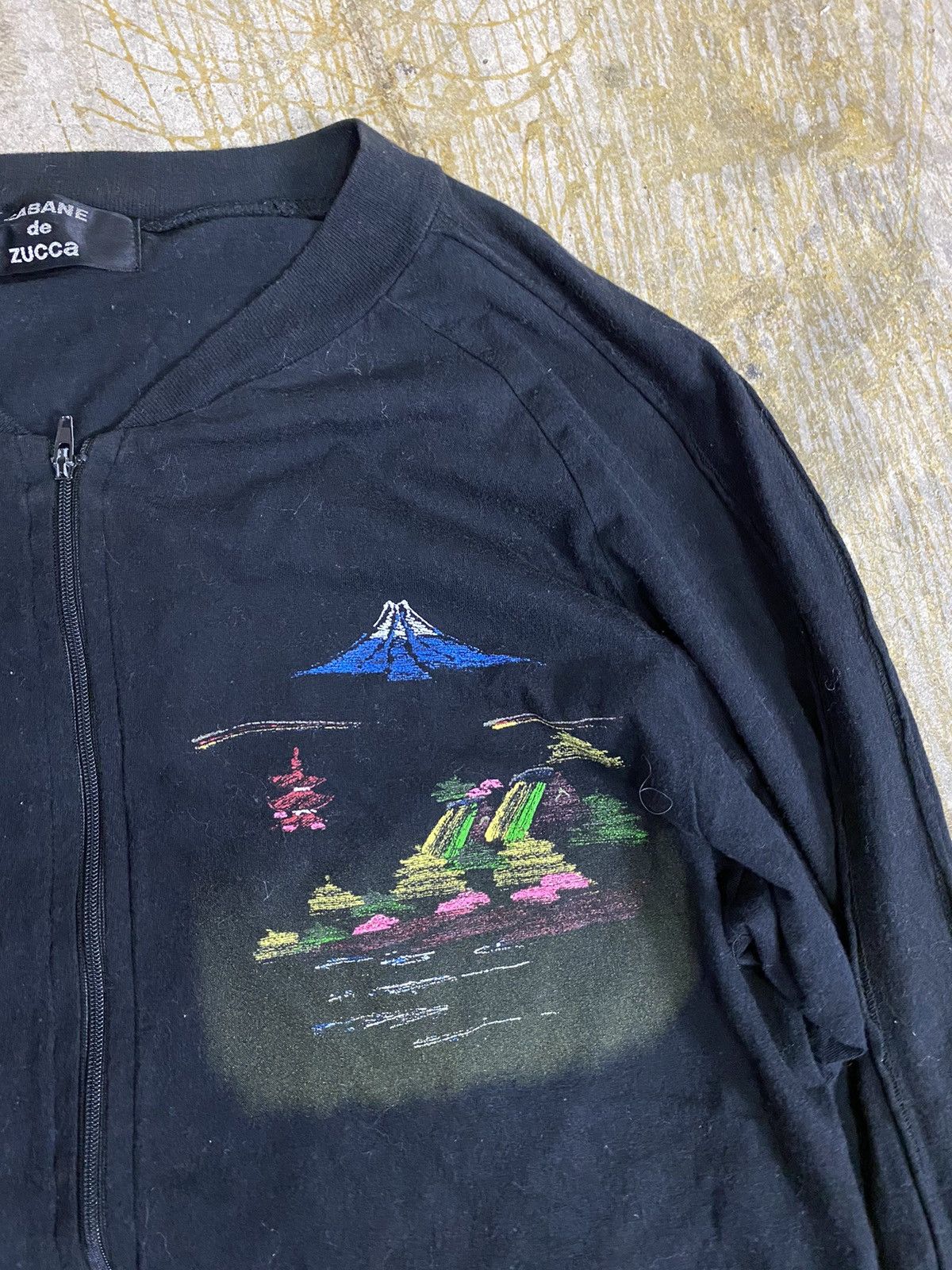 CABANE de ZUCCa × Final Home × Issey Miyake 90s ZUCCA Japan Floral cardigan Size US M / EU 48-50 / 2 - 7 Thumbnail