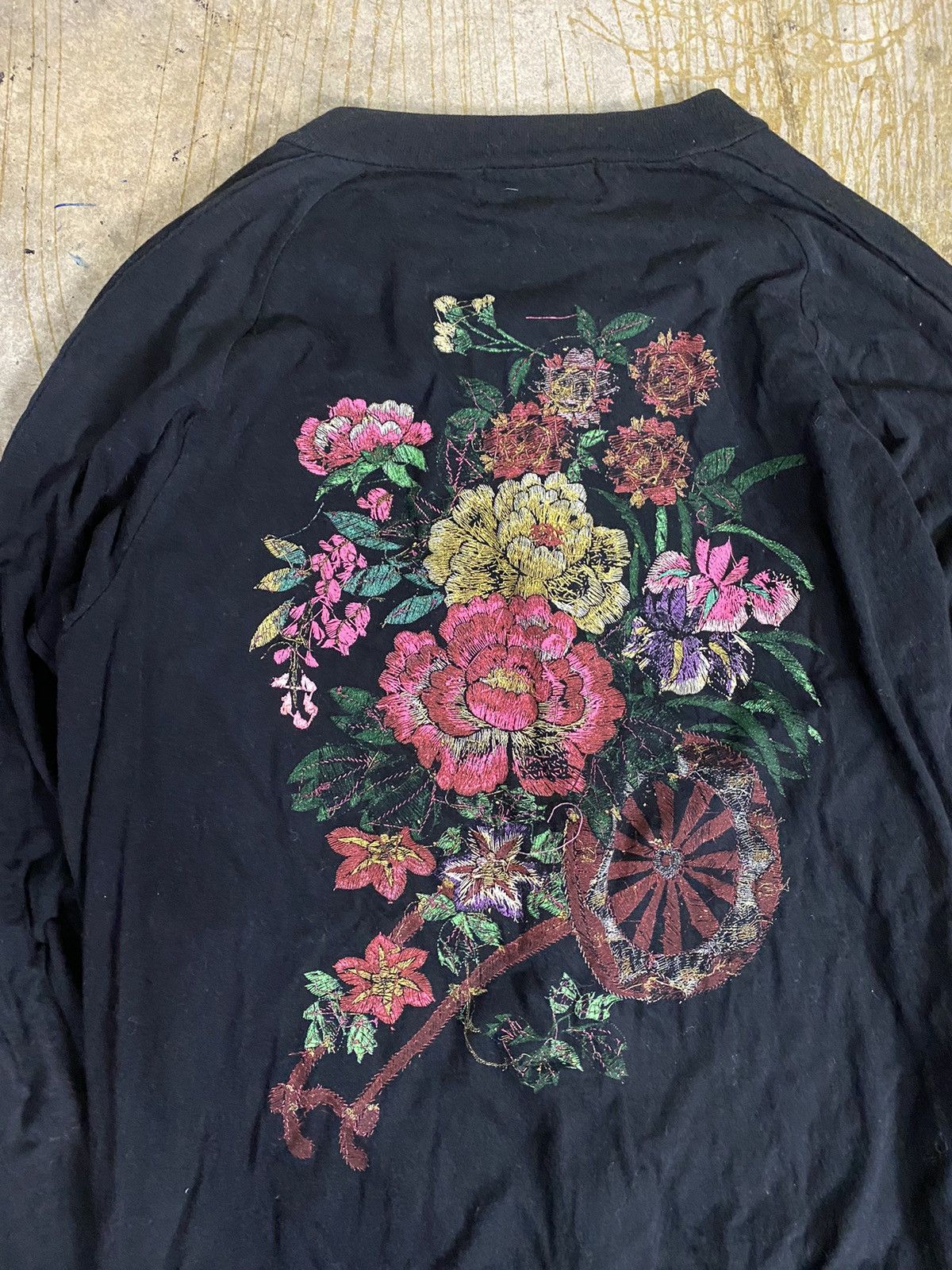 CABANE de ZUCCa × Final Home × Issey Miyake 90s ZUCCA Japan Floral cardigan Size US M / EU 48-50 / 2 - 3 Thumbnail