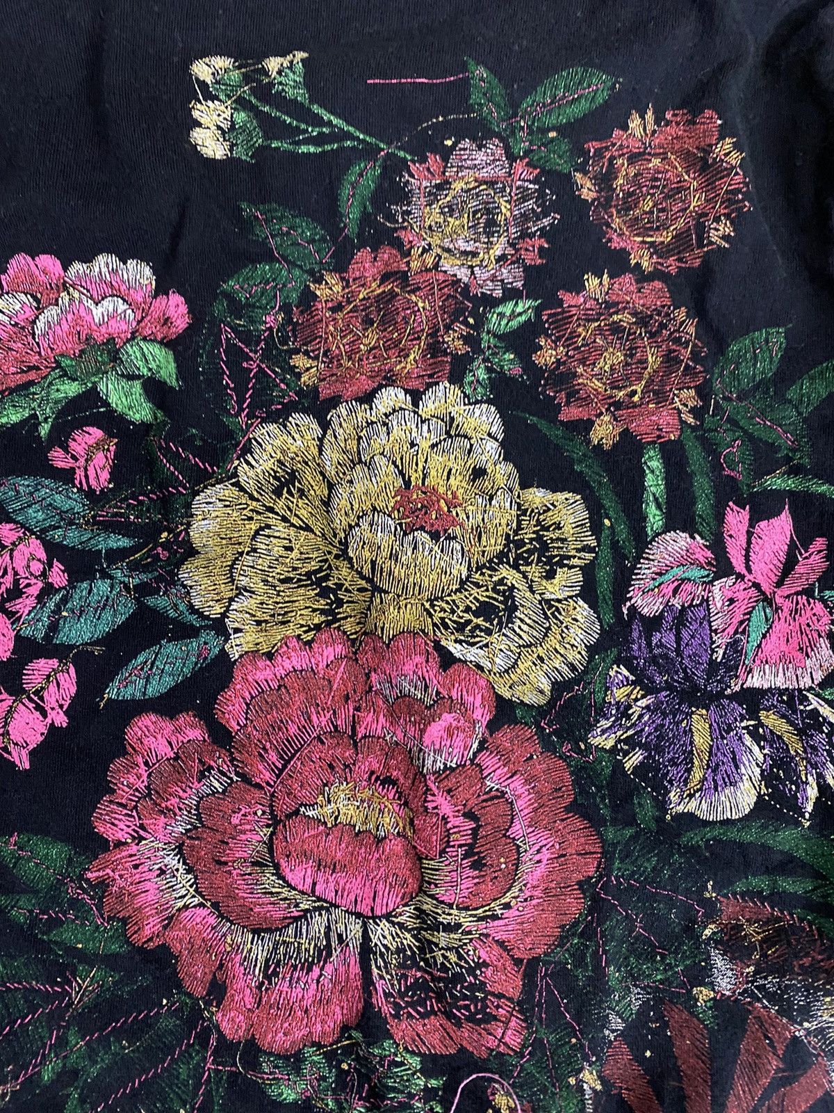 CABANE de ZUCCa × Final Home × Issey Miyake 90s ZUCCA Japan Floral cardigan Size US M / EU 48-50 / 2 - 4 Thumbnail