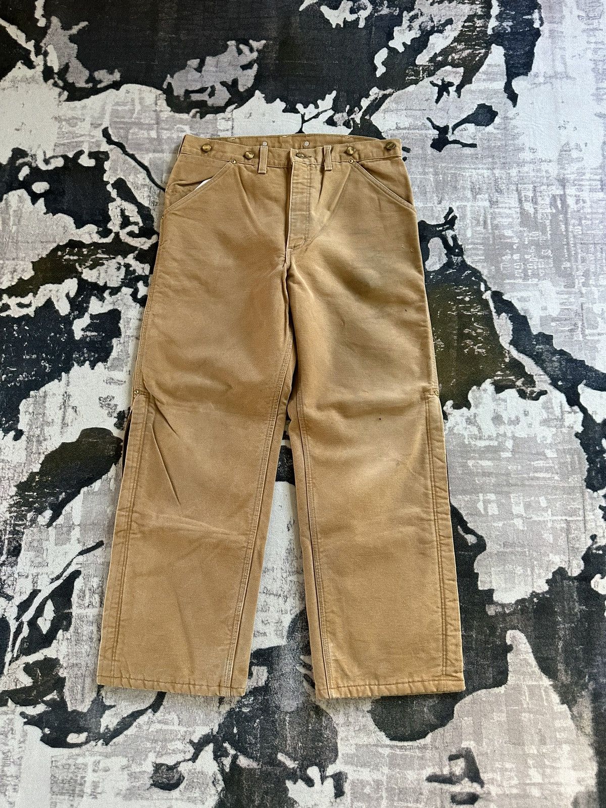 Carhartt 1993 Carhartt quarter bottom zipper worker pant Size US 34 / EU 50 - 3 Thumbnail