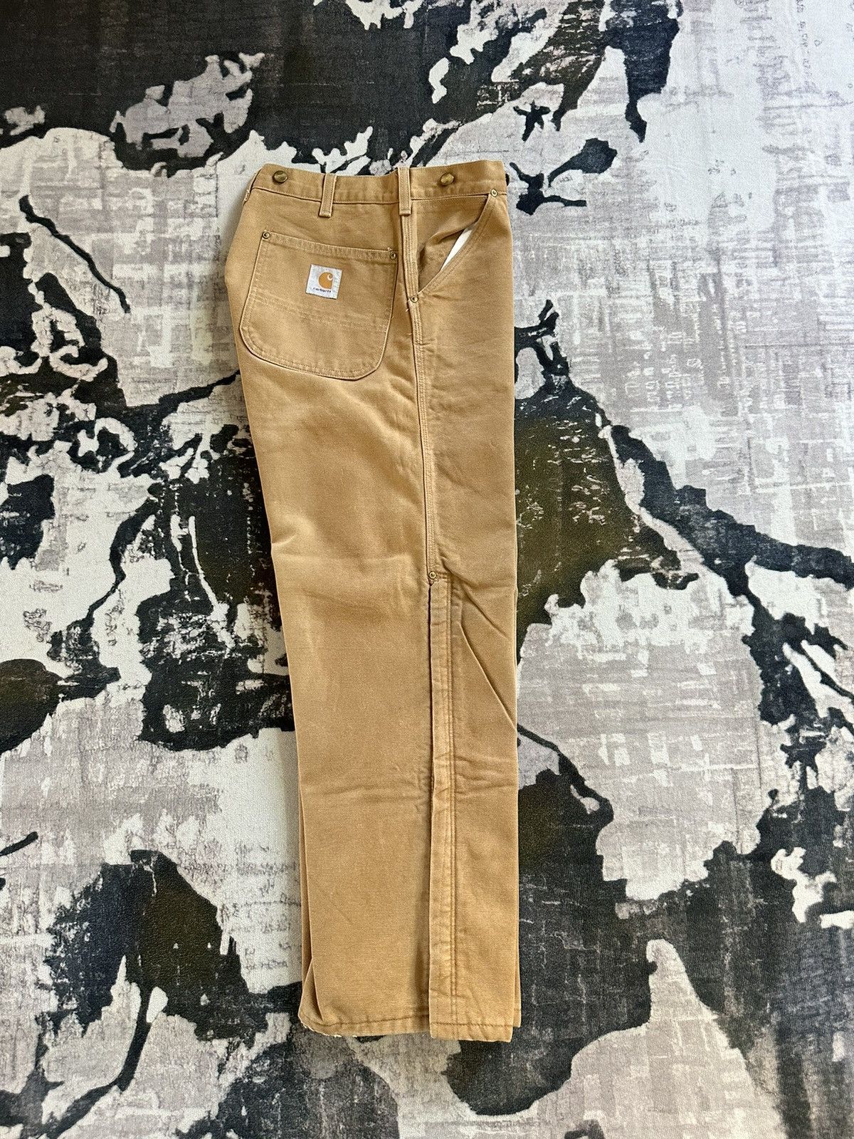 Carhartt 1993 Carhartt quarter bottom zipper worker pant Size US 34 / EU 50 - 15 Thumbnail