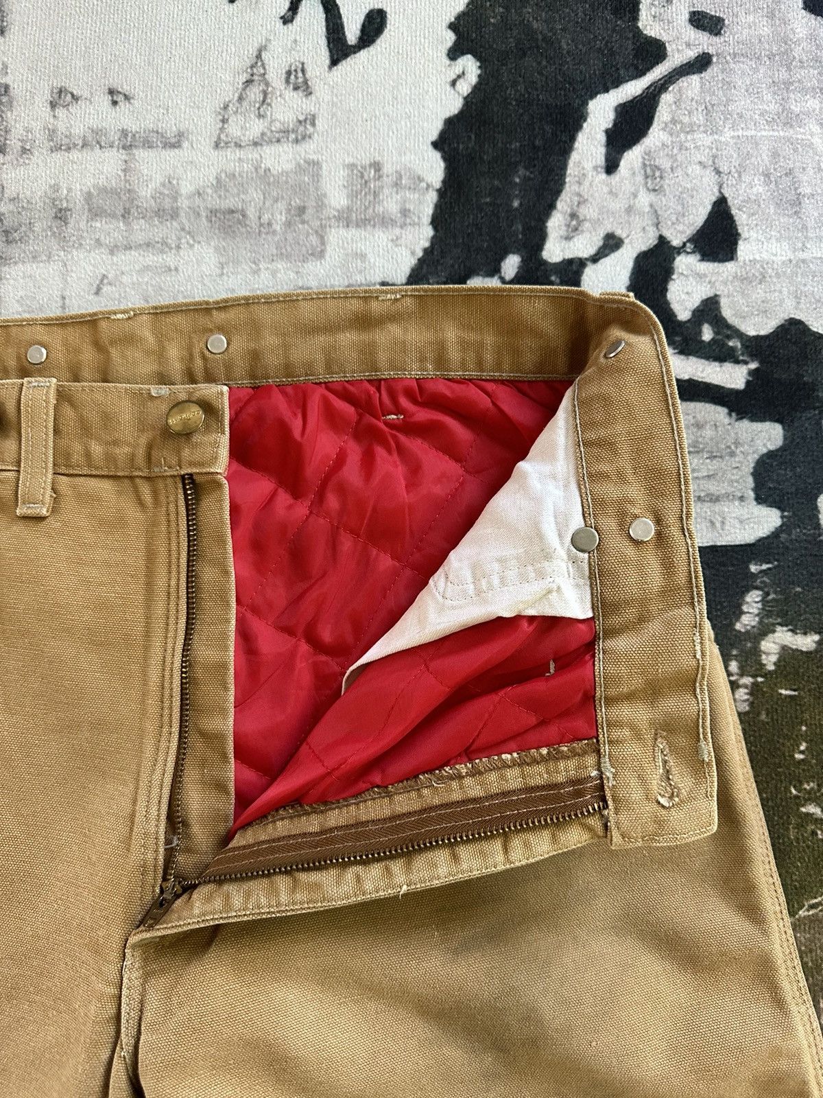 Carhartt 1993 Carhartt quarter bottom zipper worker pant Size US 34 / EU 50 - 10 Thumbnail