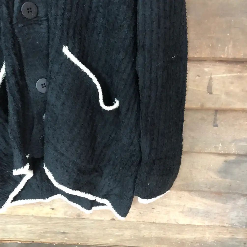 Aran Isles Knitwear × Homespun Knitwear × Japanese Brand Joel Robucno Shag Shaggy Fur Mohair Cardigan #695 Size US XL / EU 56 / 4 - 4 Thumbnail