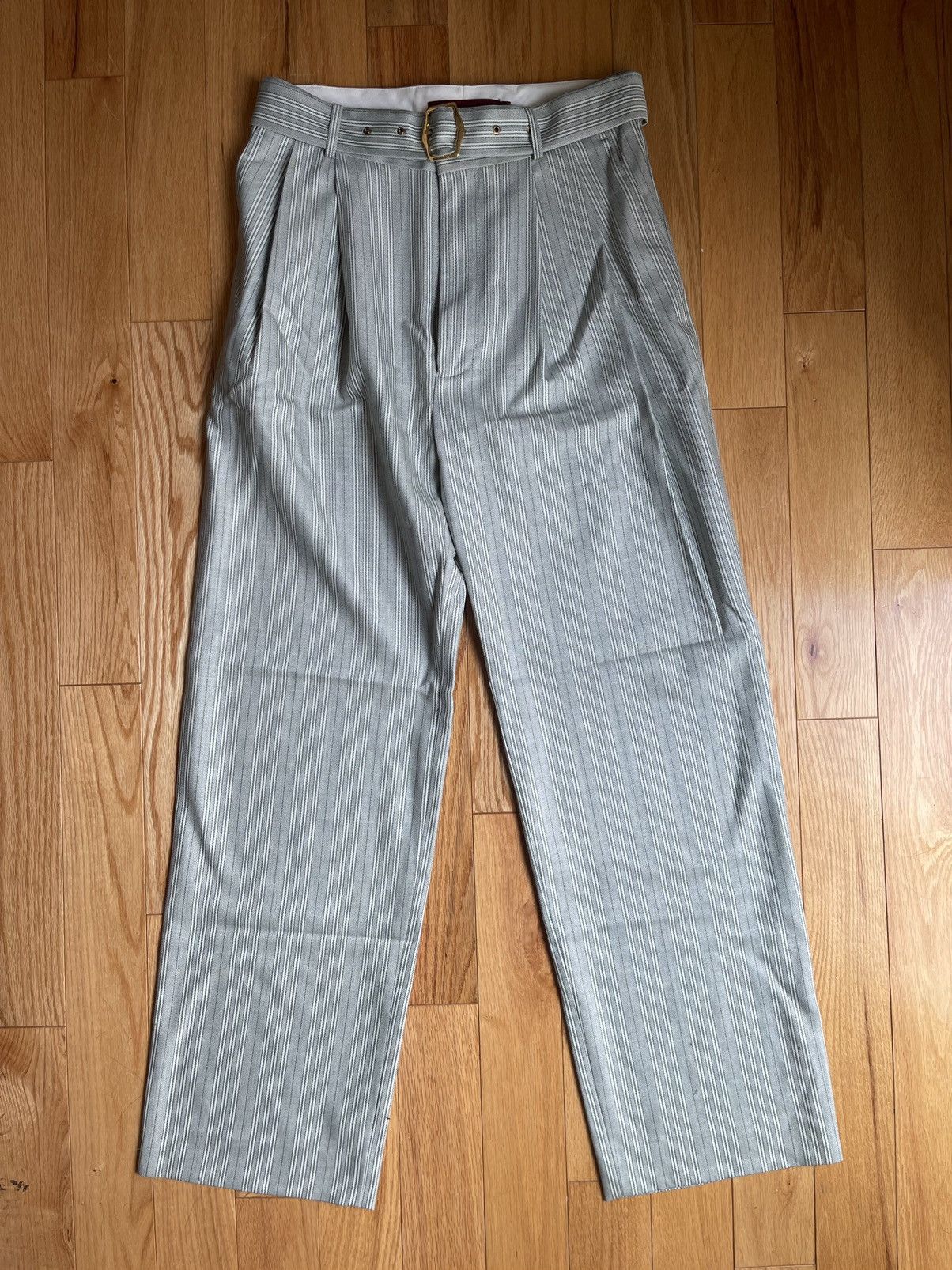 Sies Marjan Sies Marjan Belted Wool Pants Size US 30 / EU 46 - 2 Thumbnail