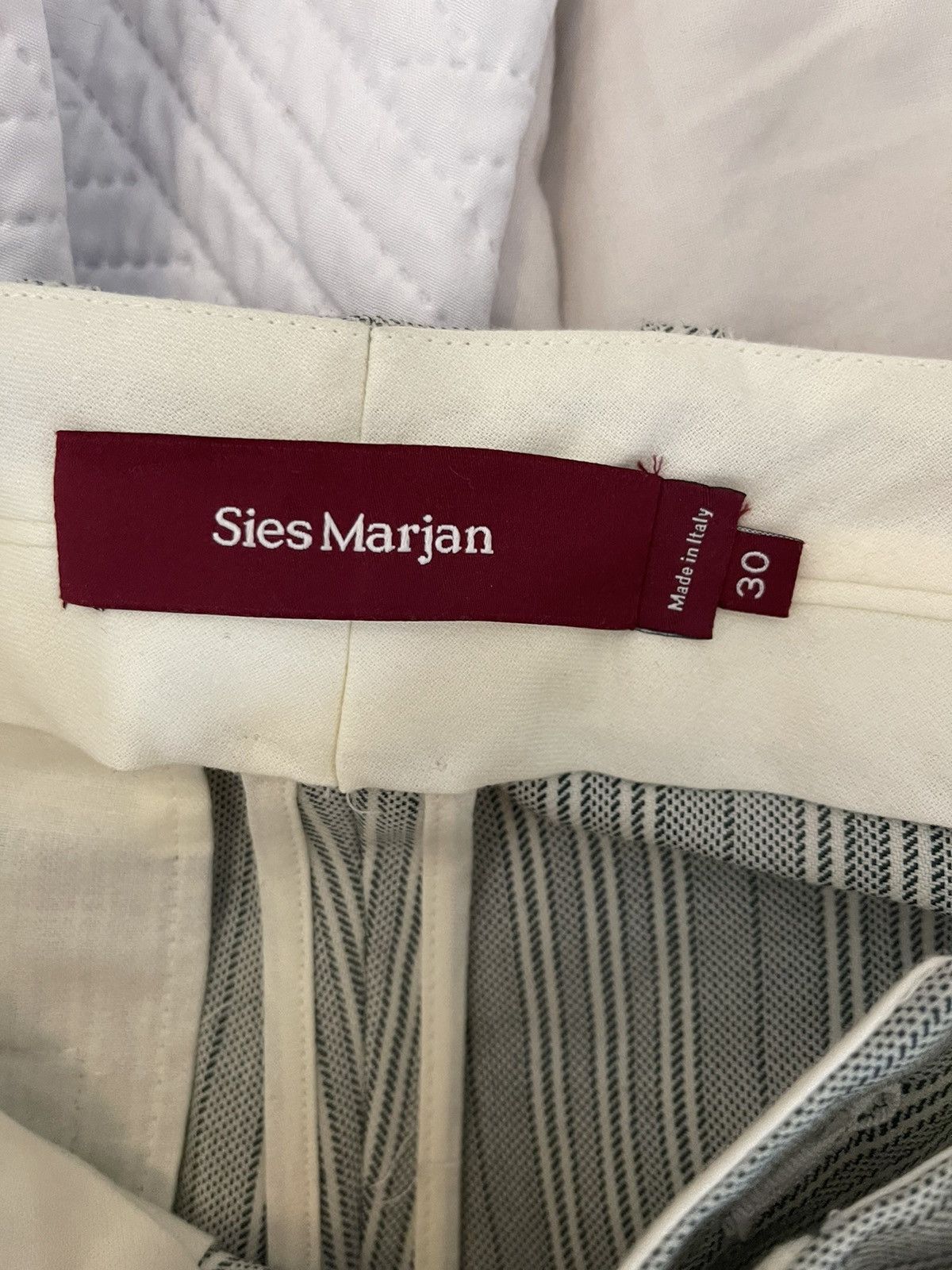 Sies Marjan Sies Marjan Belted Wool Pants Size US 30 / EU 46 - 6 Thumbnail