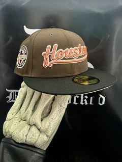 Houston Astros Famcap Exclusive 45 Years Two Tone Hatclub Inspired Fitted 7  1/4