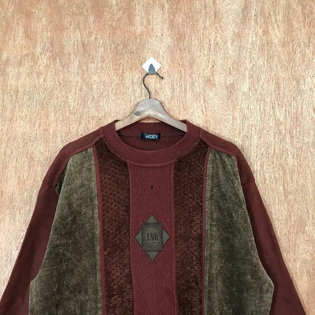 Lindbergh × Vintage Vintage Lindbergh Select Maroon Sweatshirt #332 Size US XL / EU 56 / 4 - 2 Thumbnail