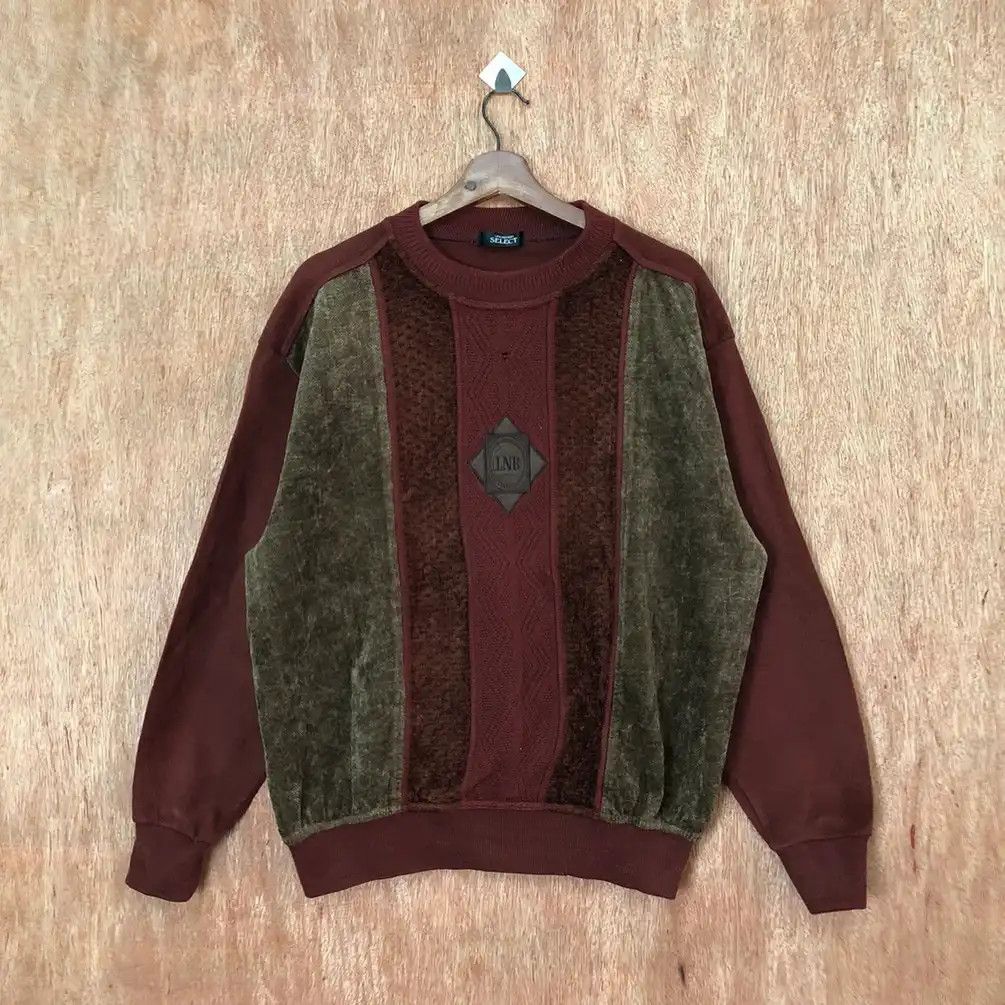 Lindbergh × Vintage Vintage Lindbergh Select Maroon Sweatshirt #332 Size US XL / EU 56 / 4 - 1 Thumbnail