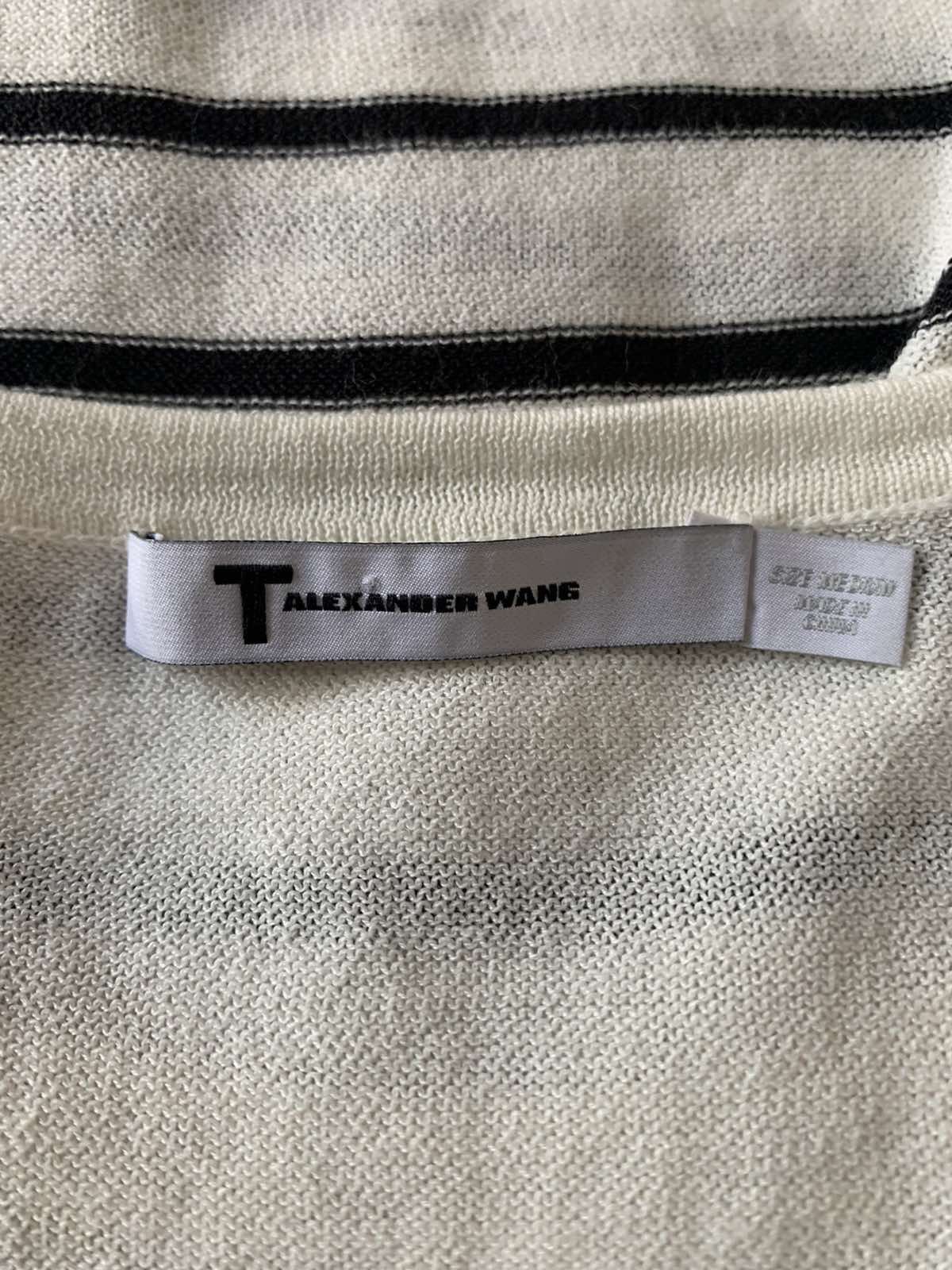 Alexander Wang 🔥🔥 Alexander Wang White Striped T-Shirt Size M / US 6-8 / IT 42-44 - 4 Thumbnail