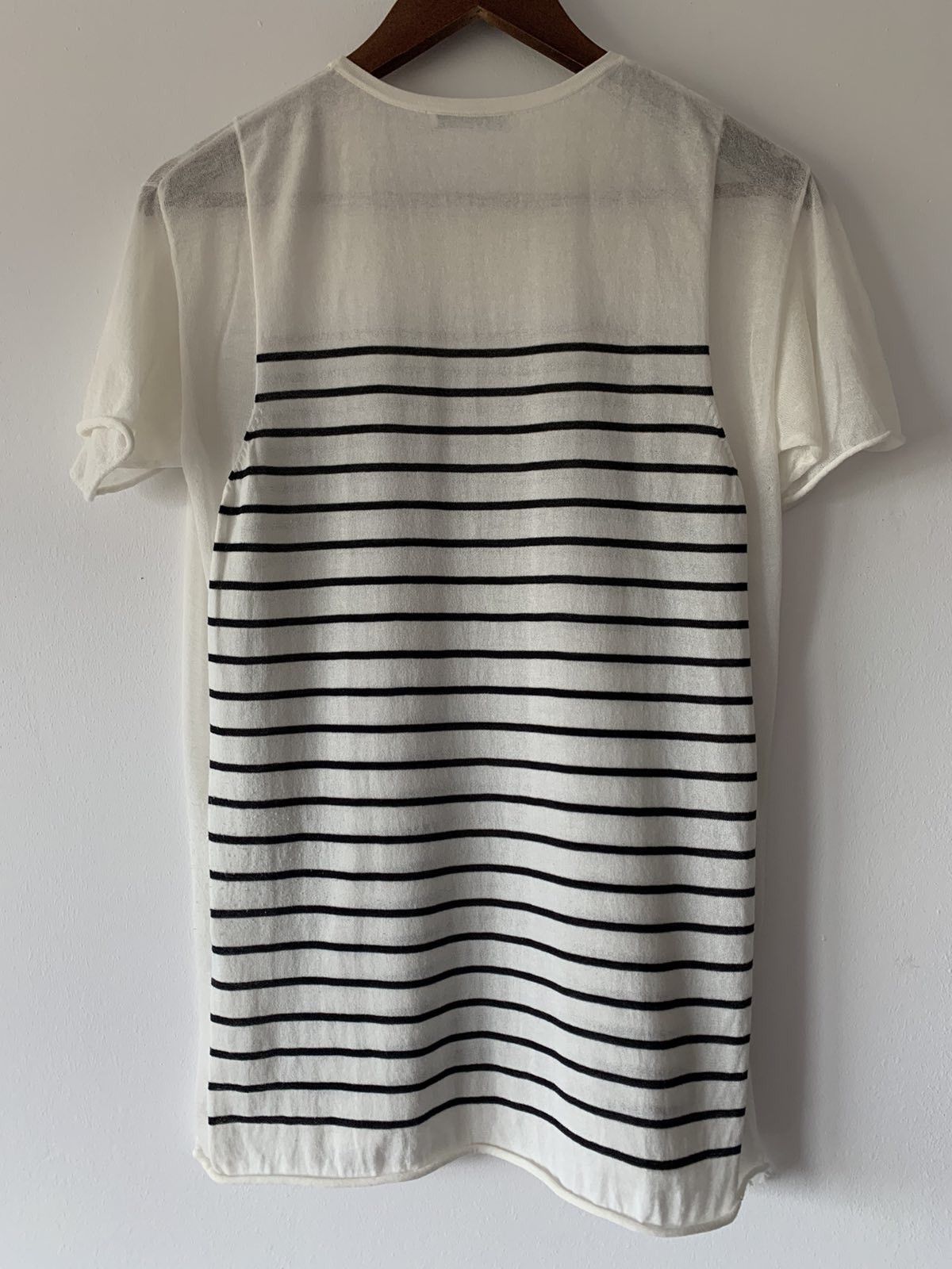 Alexander Wang 🔥🔥 Alexander Wang White Striped T-Shirt Size M / US 6-8 / IT 42-44 - 2 Thumbnail
