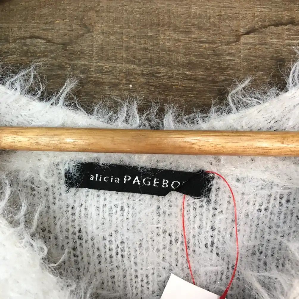 Aran Isles Knitwear × Homespun Knitwear × Japanese Brand Oversized Shag Shaggy Fur Mohair Knit Alicia Page Boy #758 Size XL / US 12-14 / IT 48-50 - 8 Thumbnail