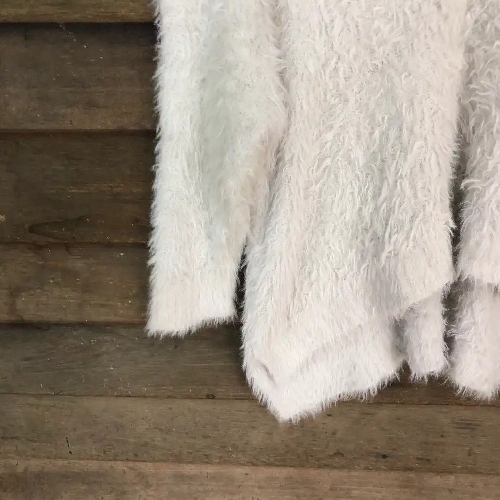 Aran Isles Knitwear × Homespun Knitwear × Japanese Brand Oversized Shag Shaggy Fur Mohair Knit Alicia Page Boy #758 Size XL / US 12-14 / IT 48-50 - 6 Thumbnail