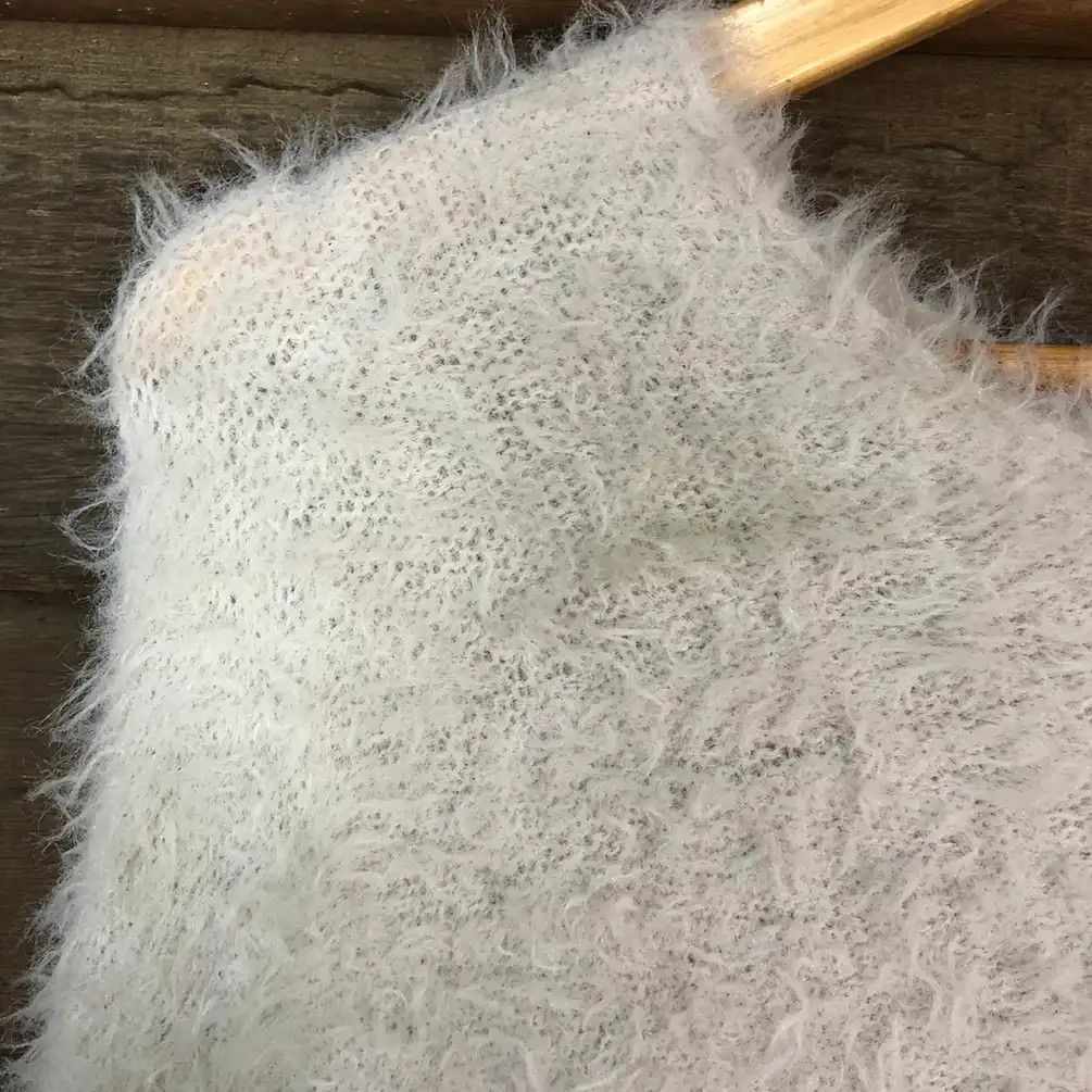 Aran Isles Knitwear × Homespun Knitwear × Japanese Brand Oversized Shag Shaggy Fur Mohair Knit Alicia Page Boy #758 Size XL / US 12-14 / IT 48-50 - 7 Thumbnail