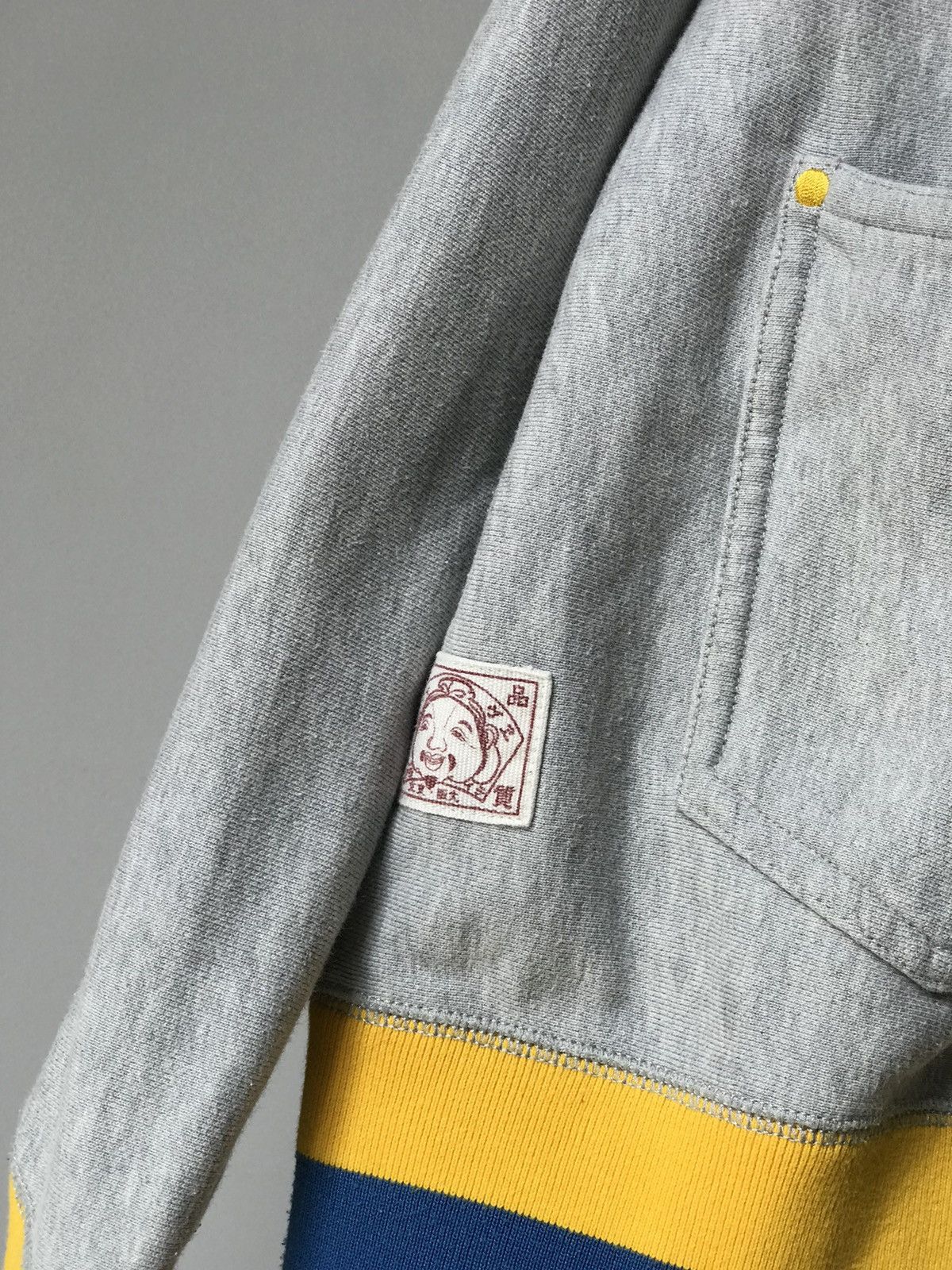 Evisu Evisu Vintage Button Up Hoodie Size US L / EU 52-54 / 3 - 6 Thumbnail