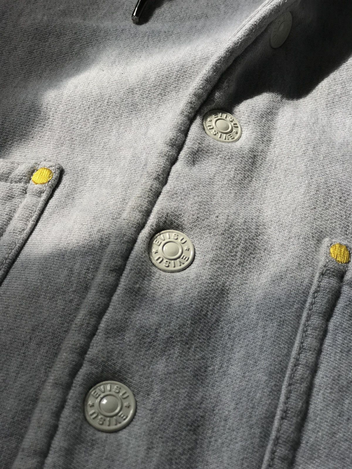 Evisu Evisu Vintage Button Up Hoodie Size US L / EU 52-54 / 3 - 11 Thumbnail