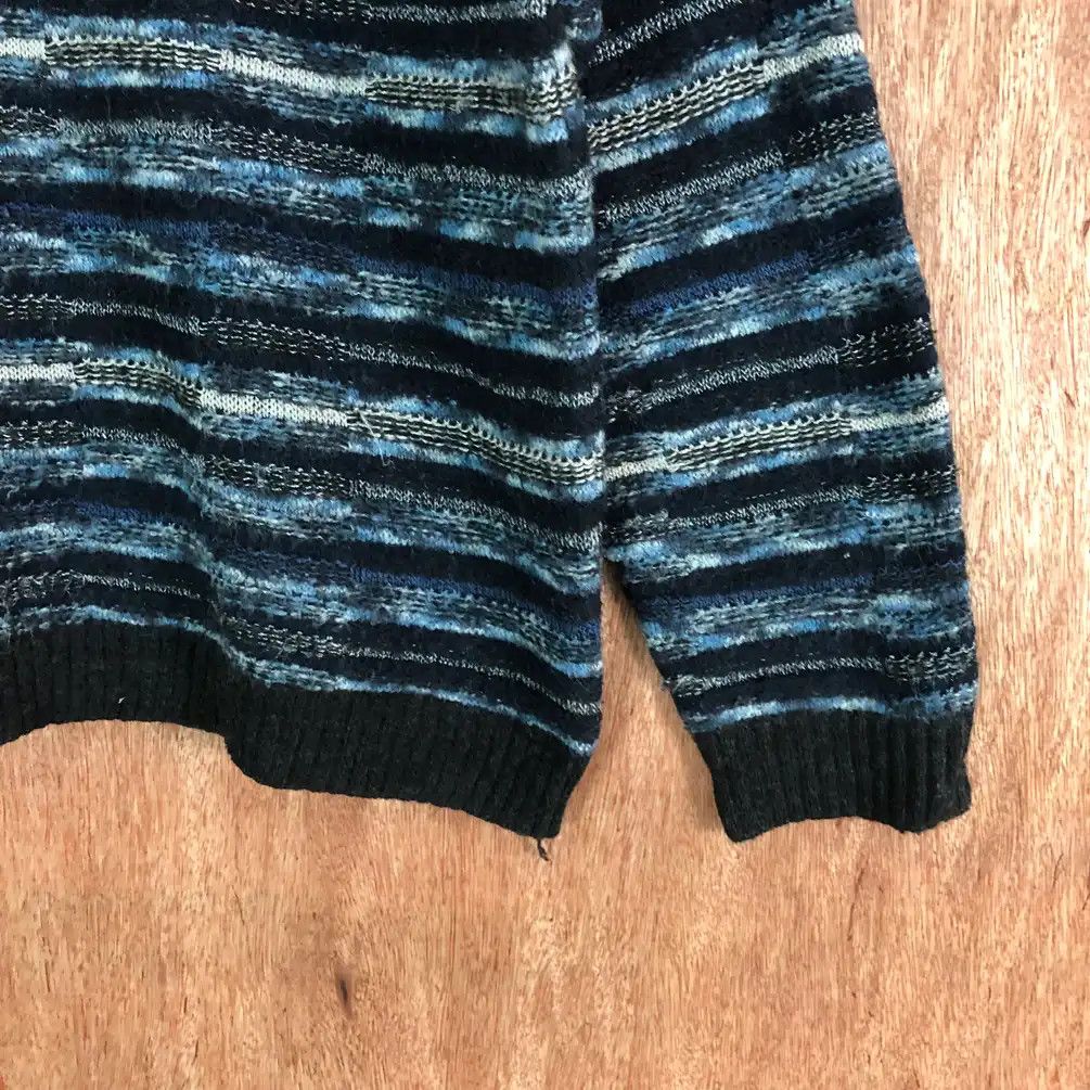 Japanese Brand Vintage Ribross Italia Blue Mohair Knitwear #451 Size US XL / EU 56 / 4 - 7 Thumbnail