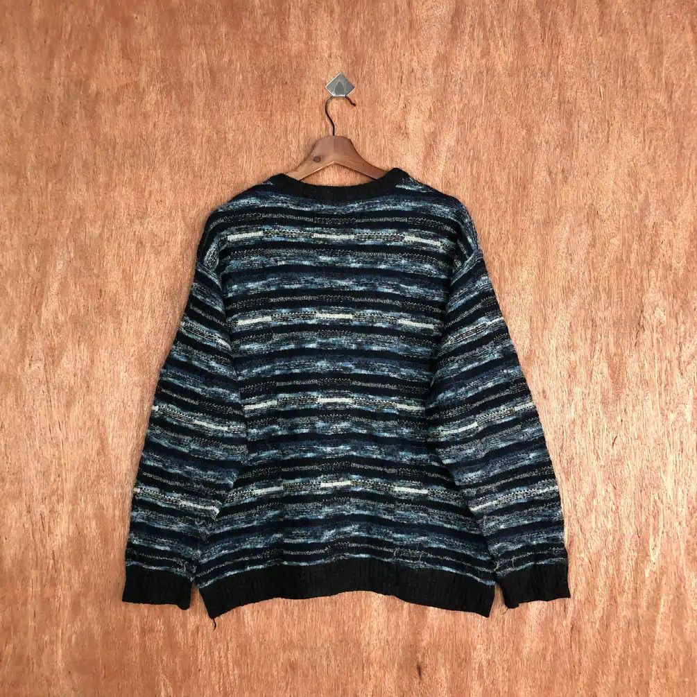 Japanese Brand Vintage Ribross Italia Blue Mohair Knitwear #451 Size US XL / EU 56 / 4 - 9 Thumbnail
