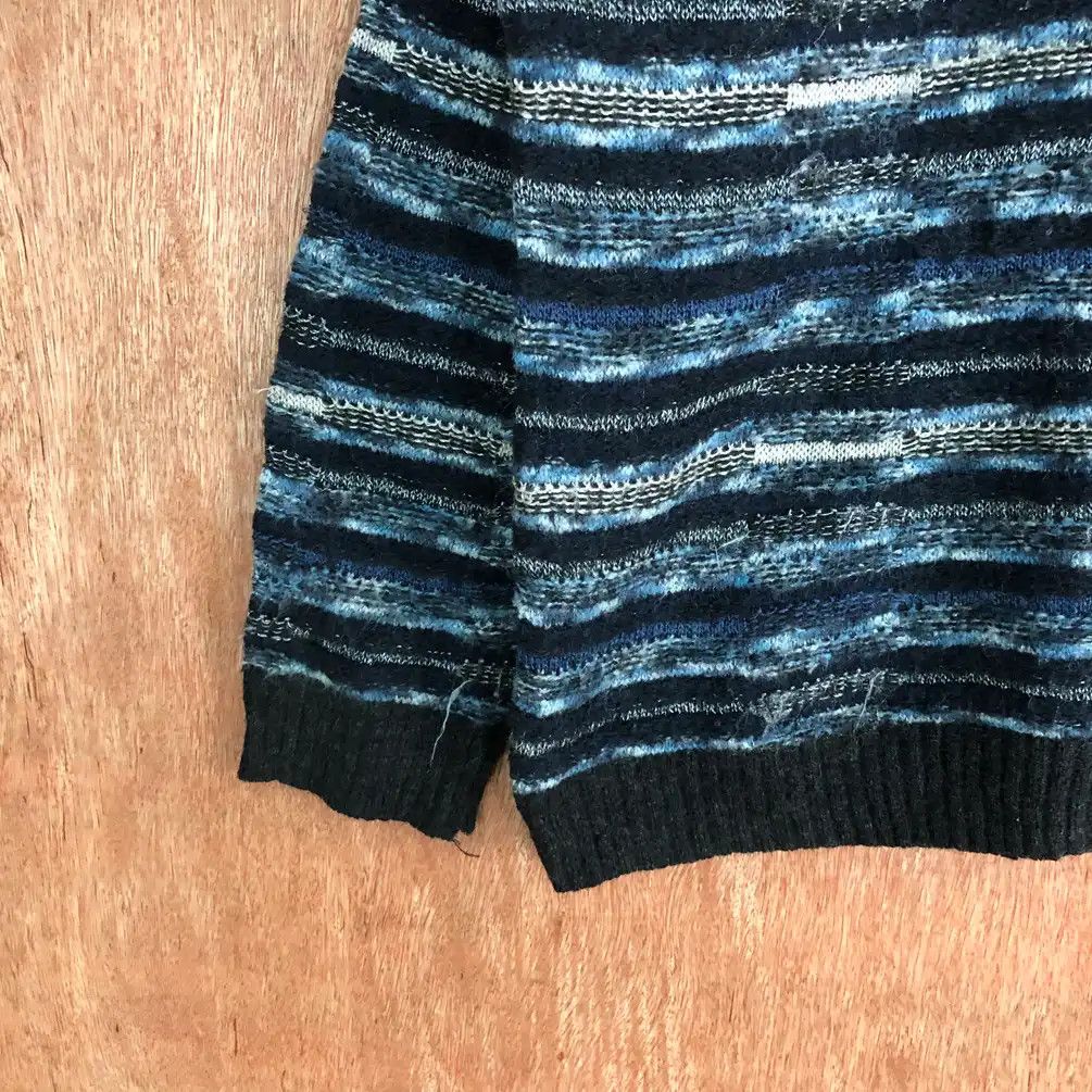 Japanese Brand Vintage Ribross Italia Blue Mohair Knitwear #451 Size US XL / EU 56 / 4 - 3 Thumbnail