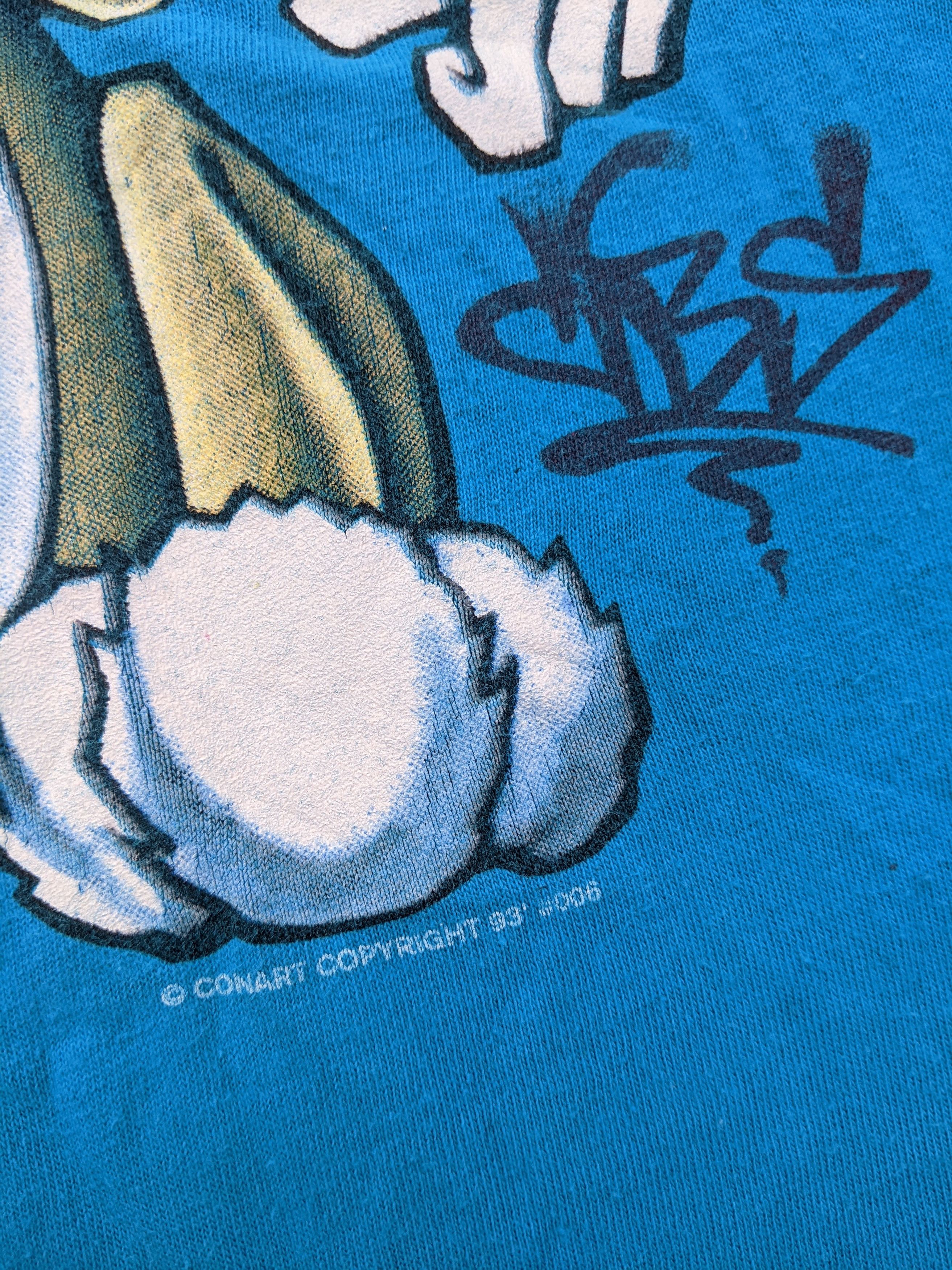 Rap Tees RARE VTG 1993 CONART XPRES1 "Beef" Tshirt CBS Crew Size US L / EU 52-54 / 3 - 2 Thumbnail