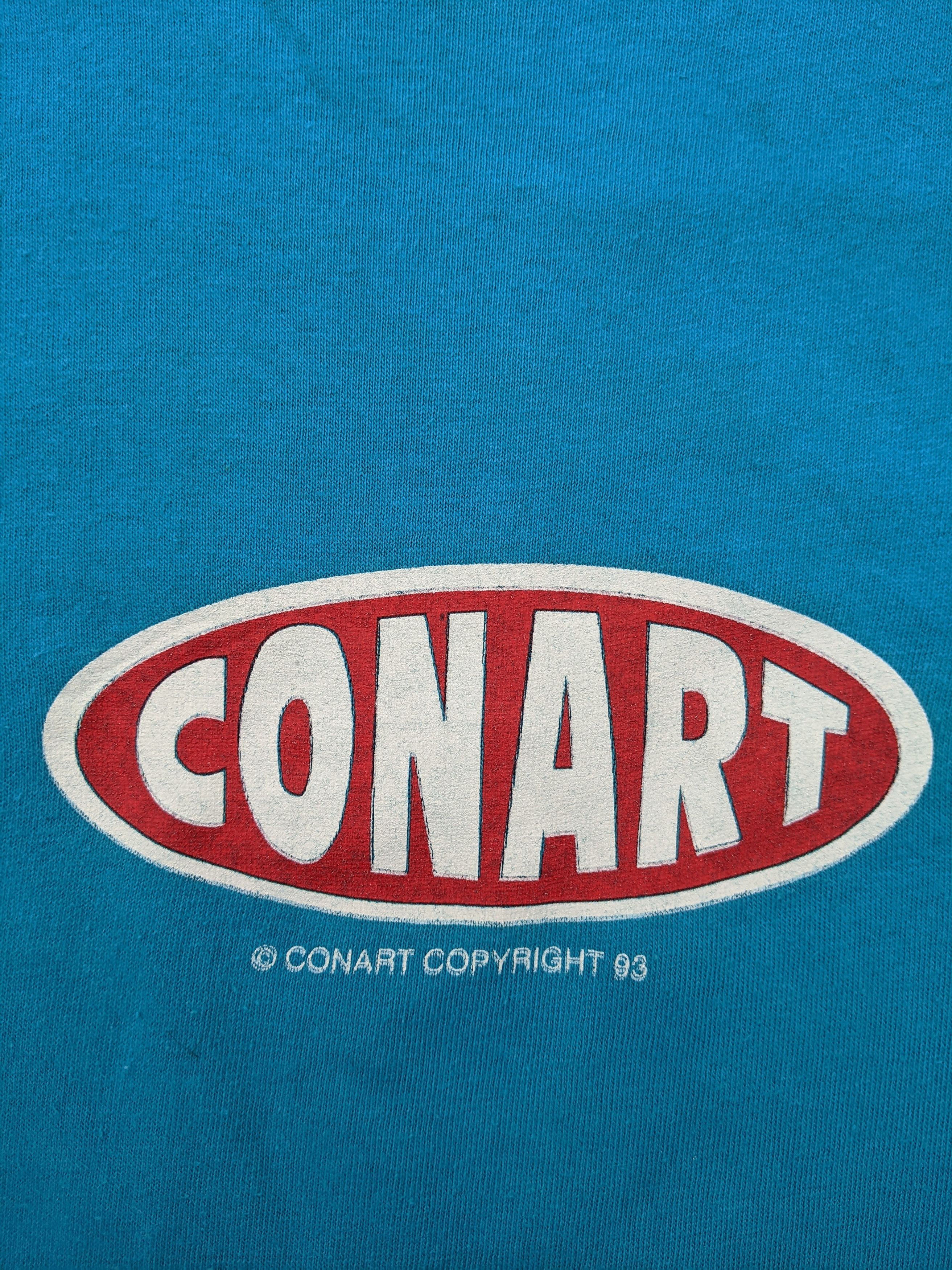 Rap Tees RARE VTG 1993 CONART XPRES1 "Beef" Tshirt CBS Crew Size US L / EU 52-54 / 3 - 5 Thumbnail