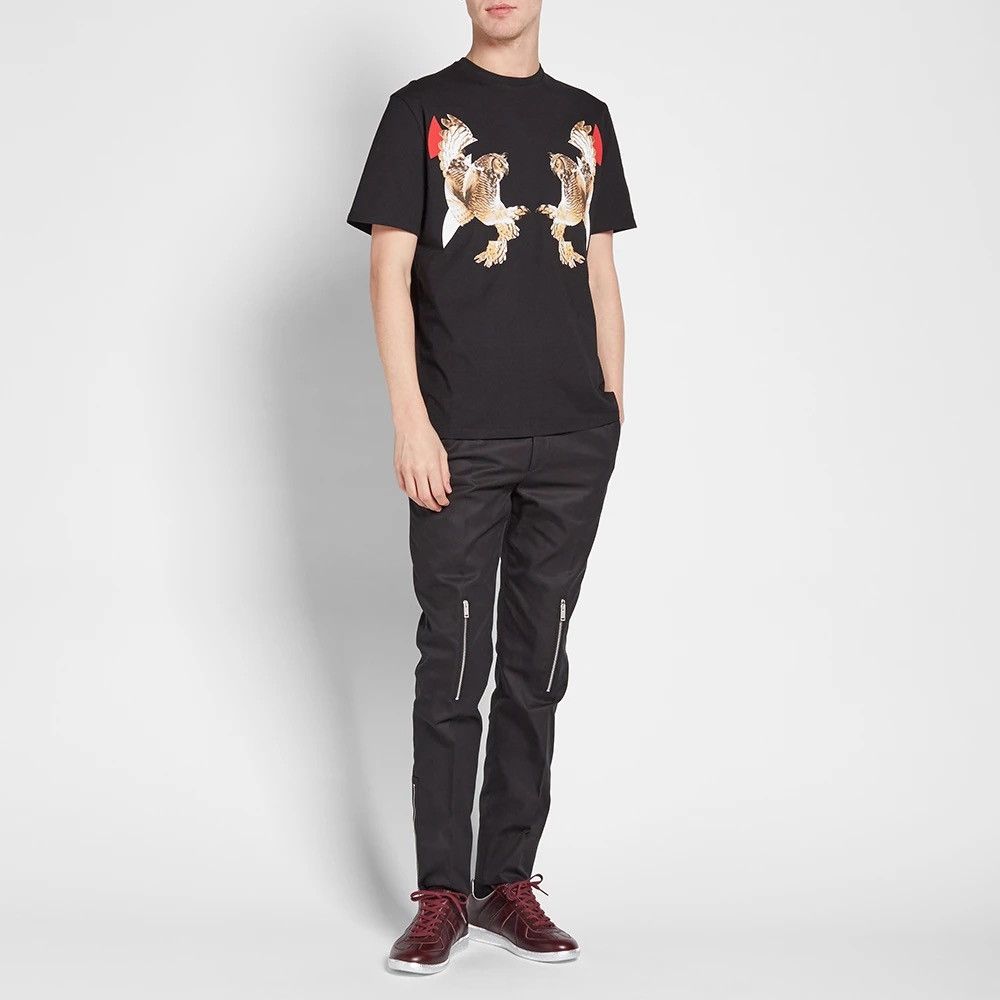 Neil Barrett 🦉🦉 Neil Barrett Double Modernist Owl T-Shirt Size US M / EU 48-50 / 2 - 5 Thumbnail