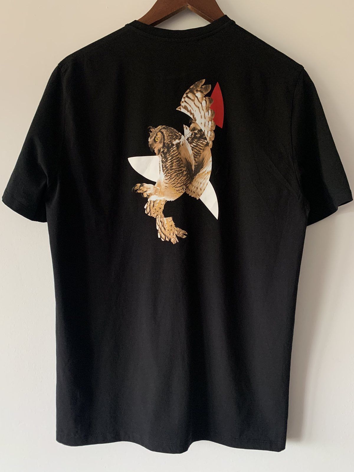 Neil Barrett 🦉🦉 Neil Barrett Double Modernist Owl T-Shirt Size US M / EU 48-50 / 2 - 2 Thumbnail