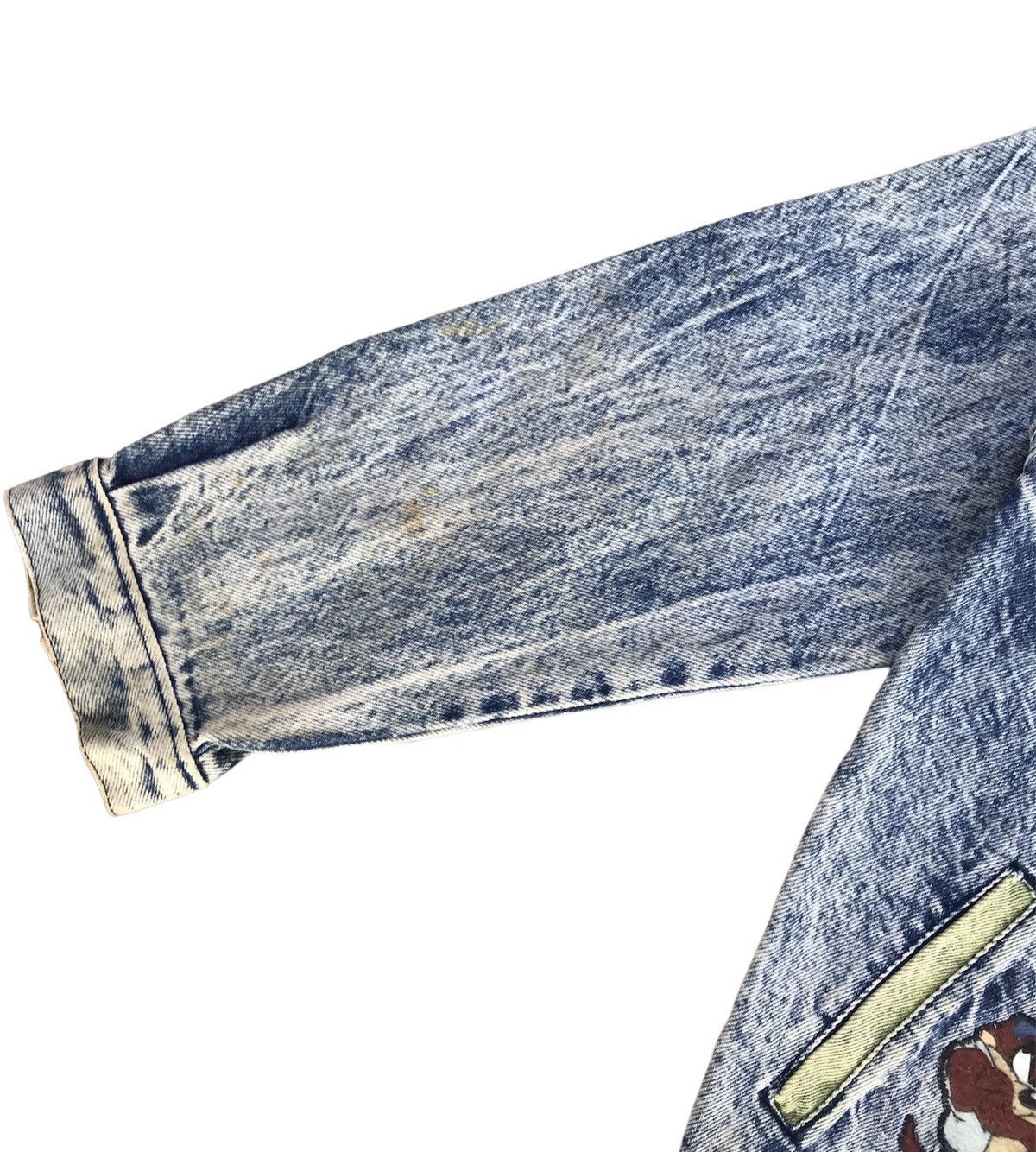Vintage RARE SPACE JAM LOONEY TUNES DENIM TRUCKER JACKET Size US S / EU 44-46 / 1 - 10 Thumbnail