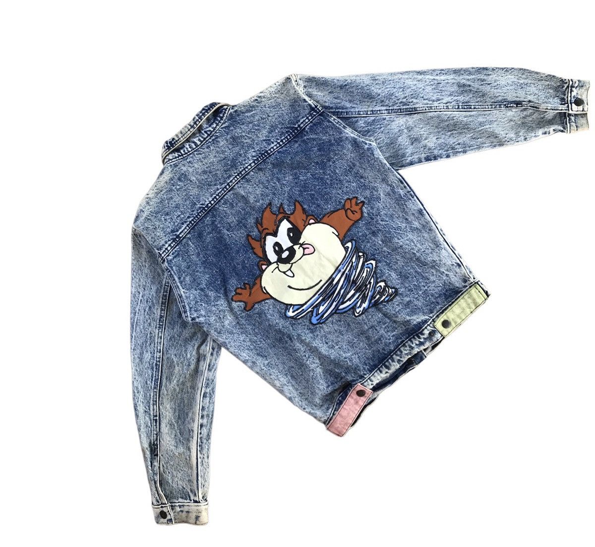 Vintage RARE SPACE JAM LOONEY TUNES DENIM TRUCKER JACKET Size US S / EU 44-46 / 1 - 2 Thumbnail