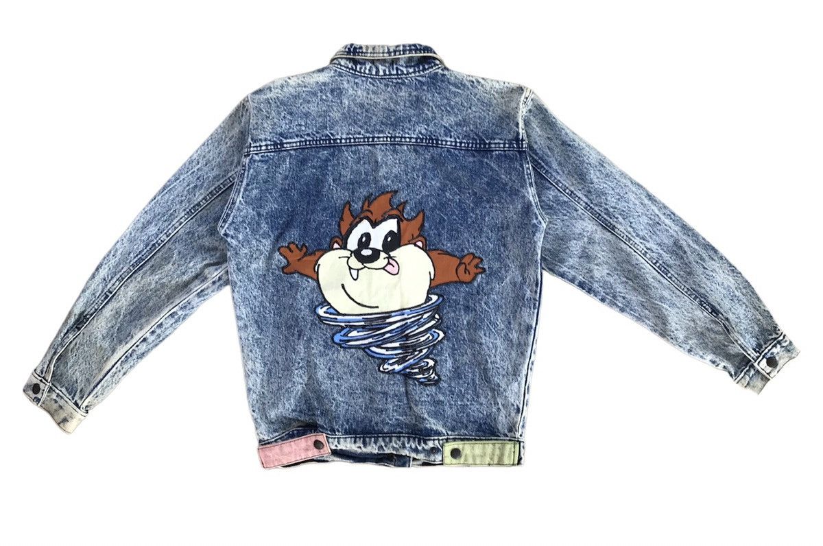 Vintage RARE SPACE JAM LOONEY TUNES DENIM TRUCKER JACKET Size US S / EU 44-46 / 1 - 3 Thumbnail