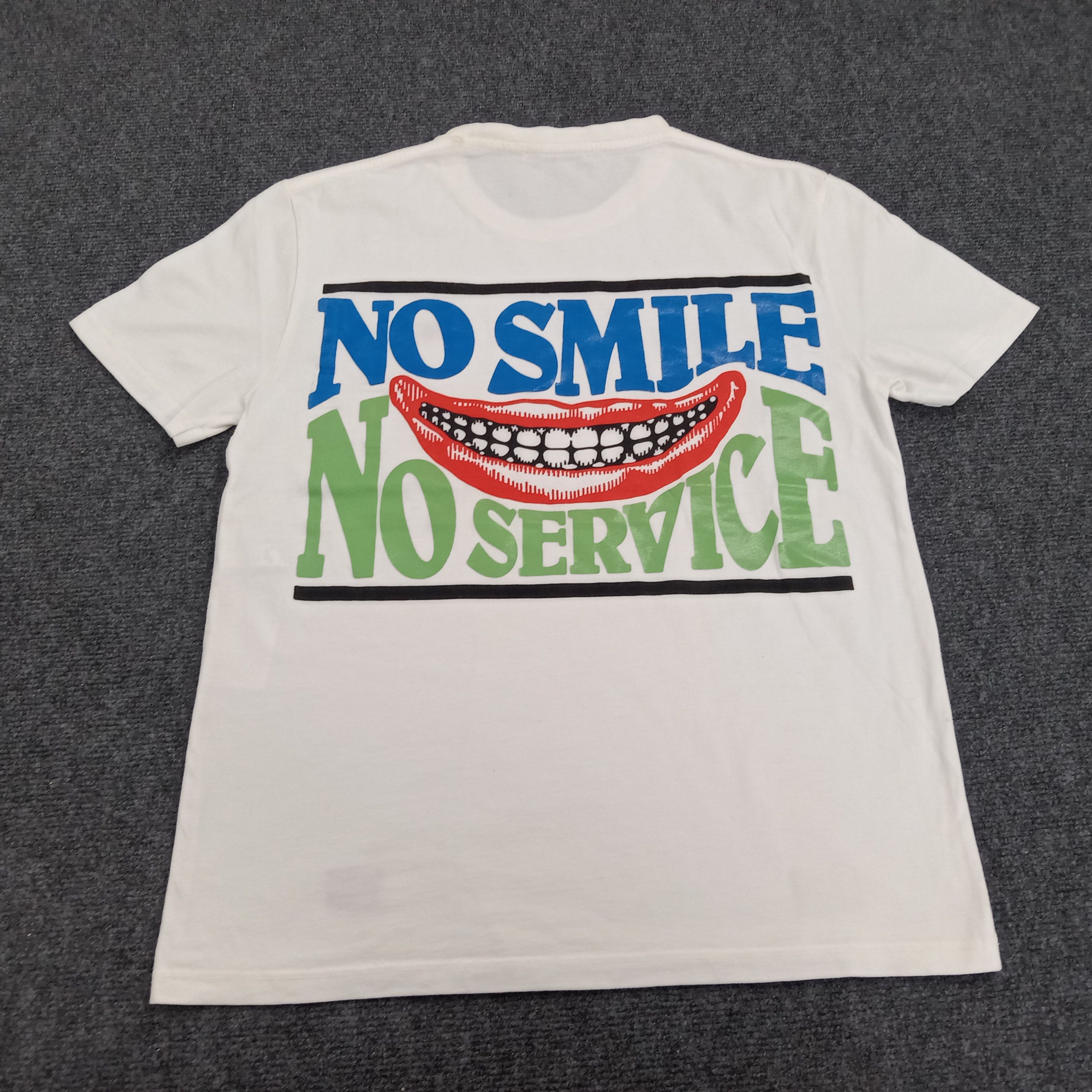 Japanese Brand × Vintage Stella McCartney No Smile No Service Japanese T-Shirt Size US M / EU 48-50 / 2 - 1 Thumbnail