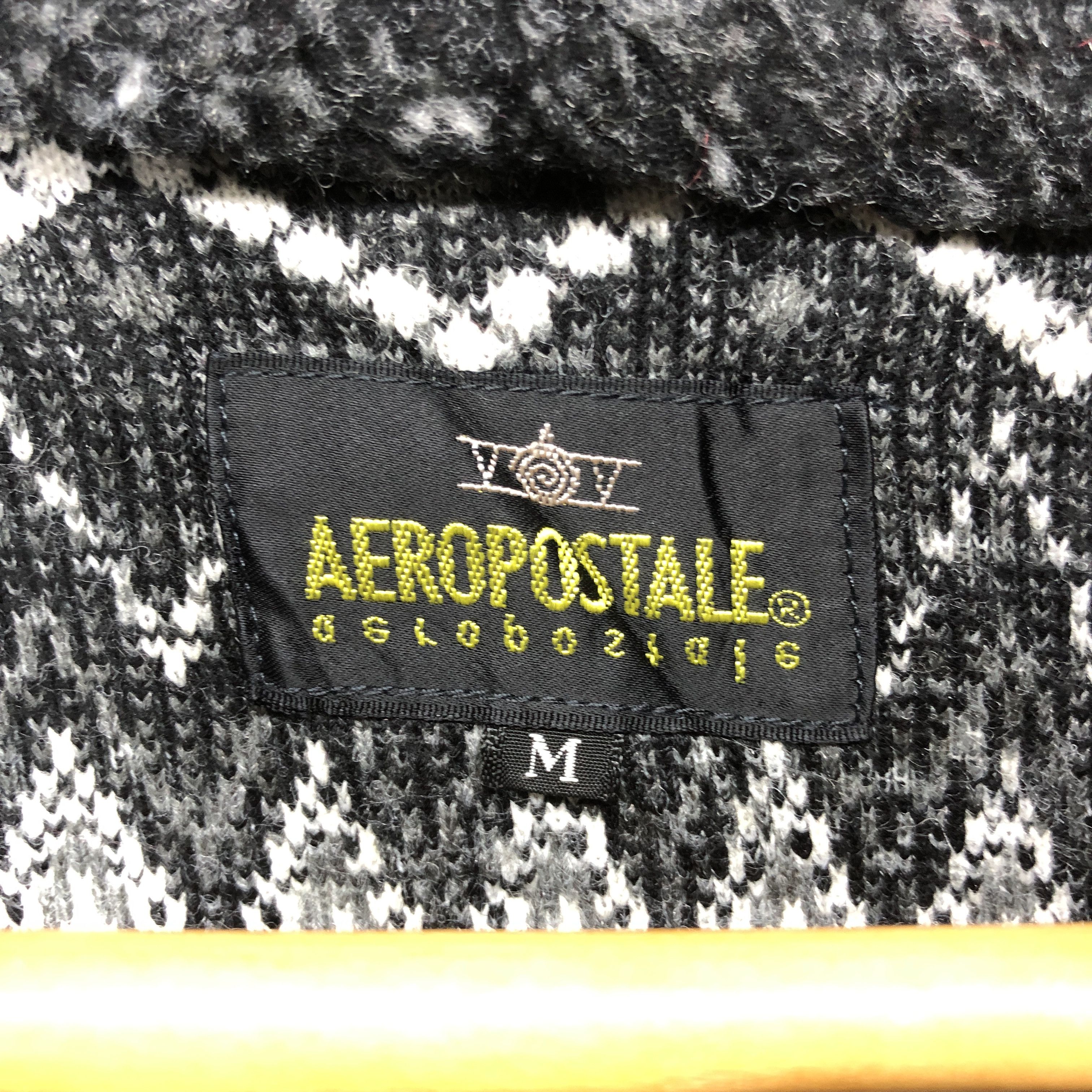 Aeropostale AEROPOSTALE Black & White Fleece #062/D Size US M / EU 48-50 / 2 - 4 Thumbnail